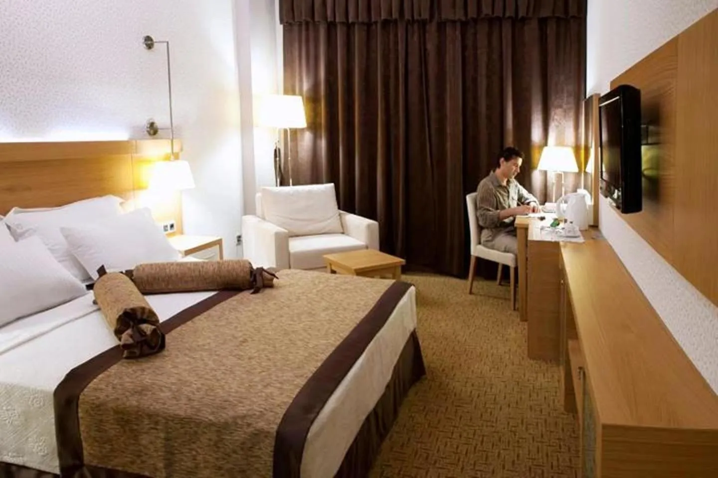 Decorative detail, Bed in Siir Boutique Hotel