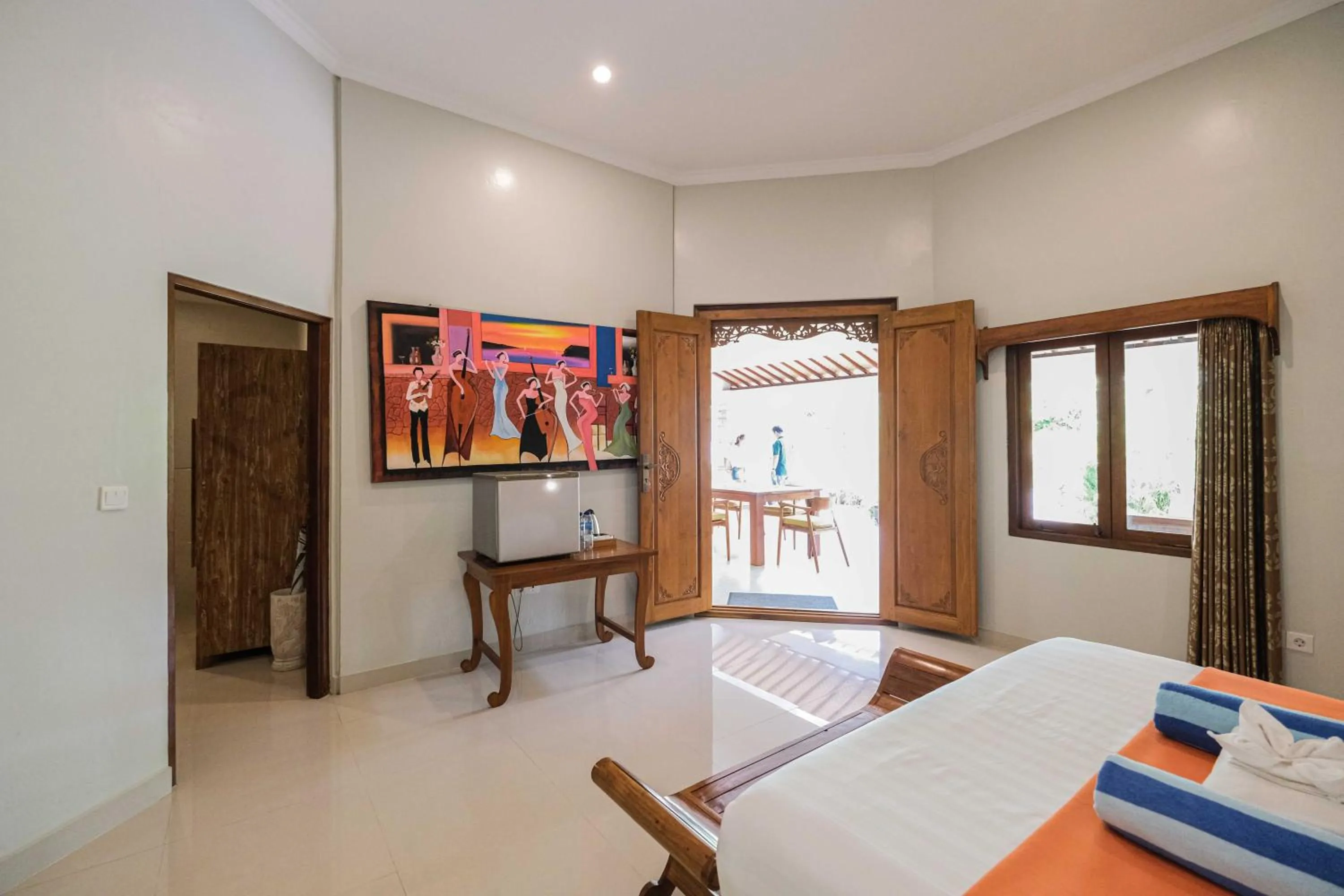 Bed in Poinciana Resort