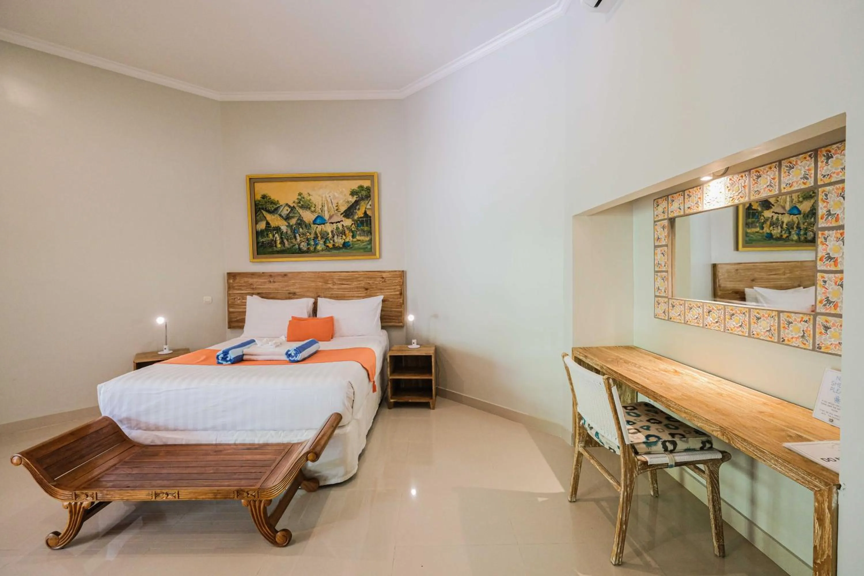 Bed in Poinciana Resort