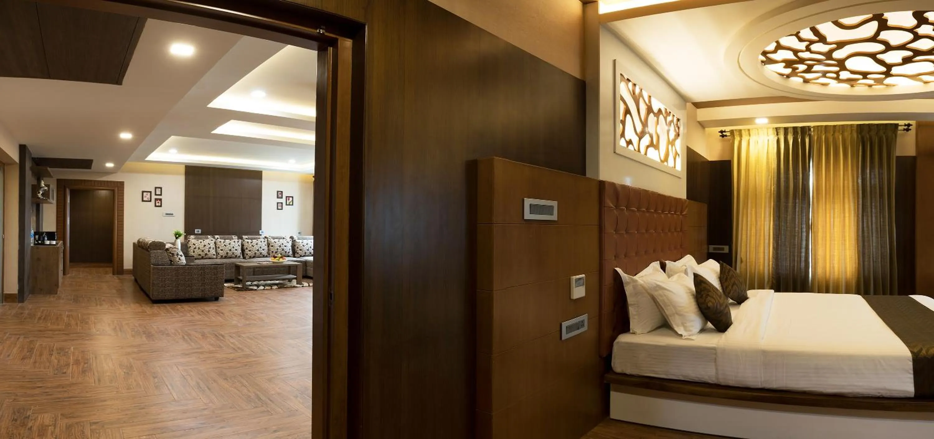 Bed in Hotel ARJUNAA