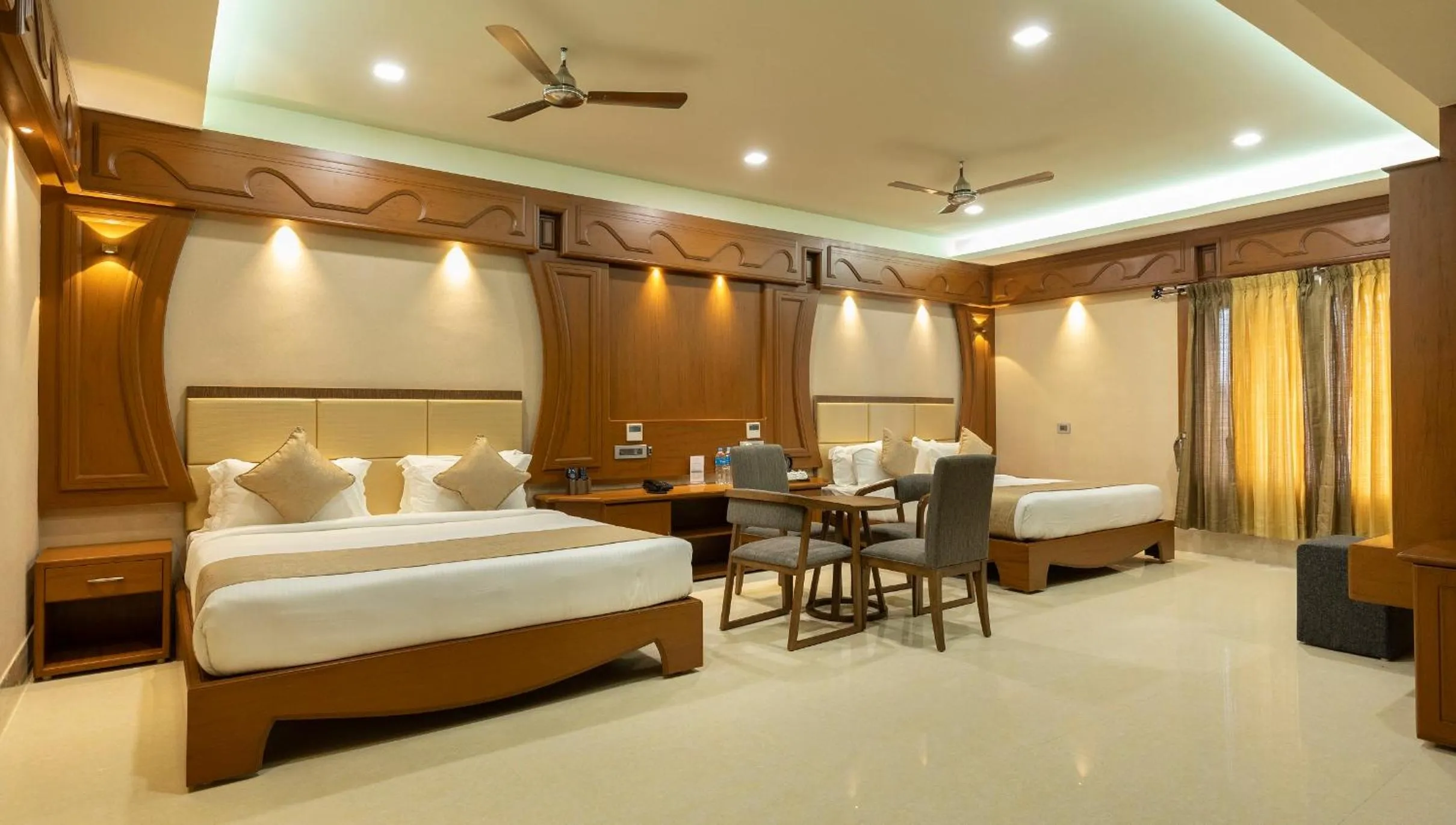 Photo of the whole room, Bed in Hotel ARJUNAA