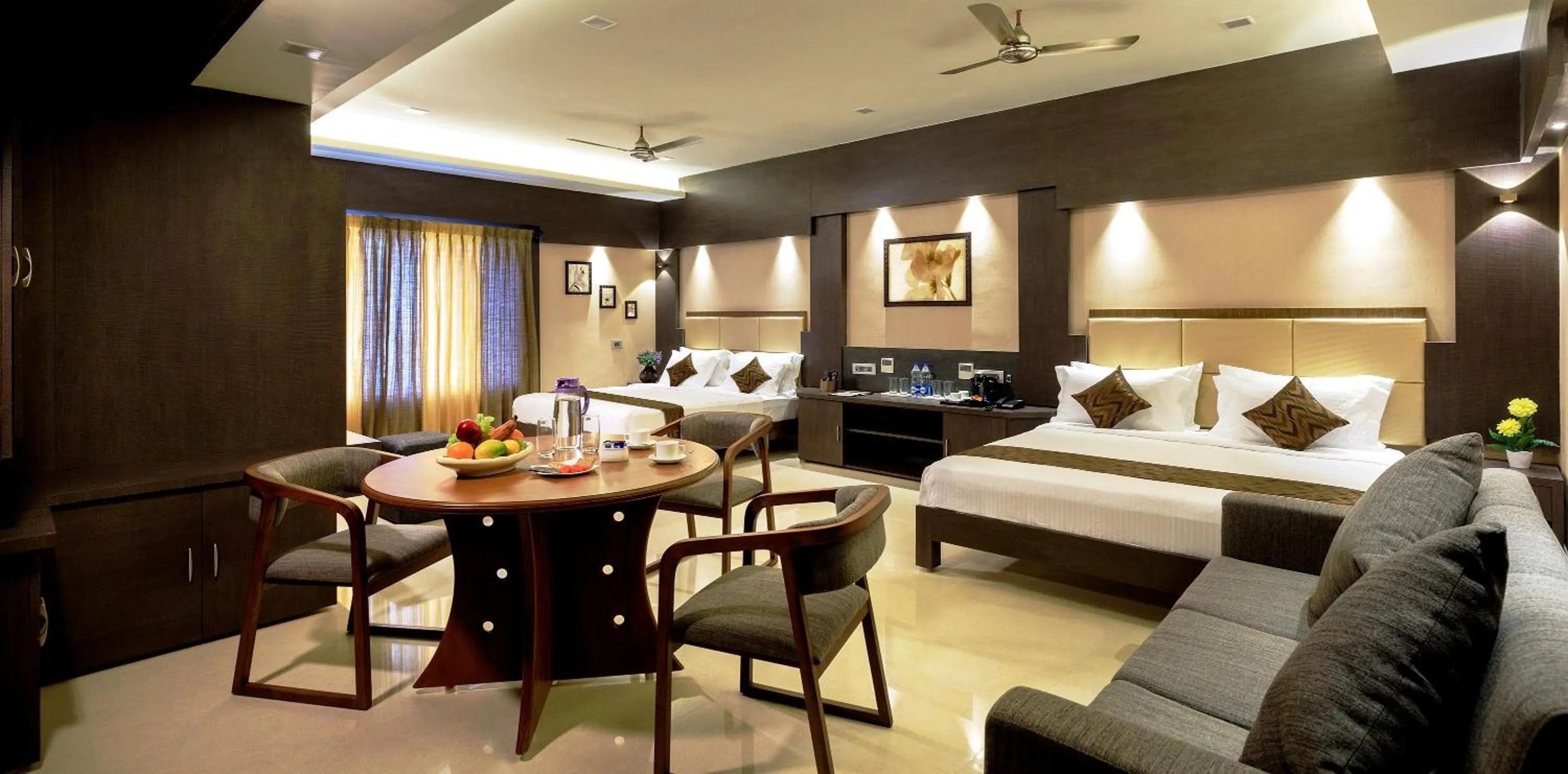 Bed in Hotel ARJUNAA