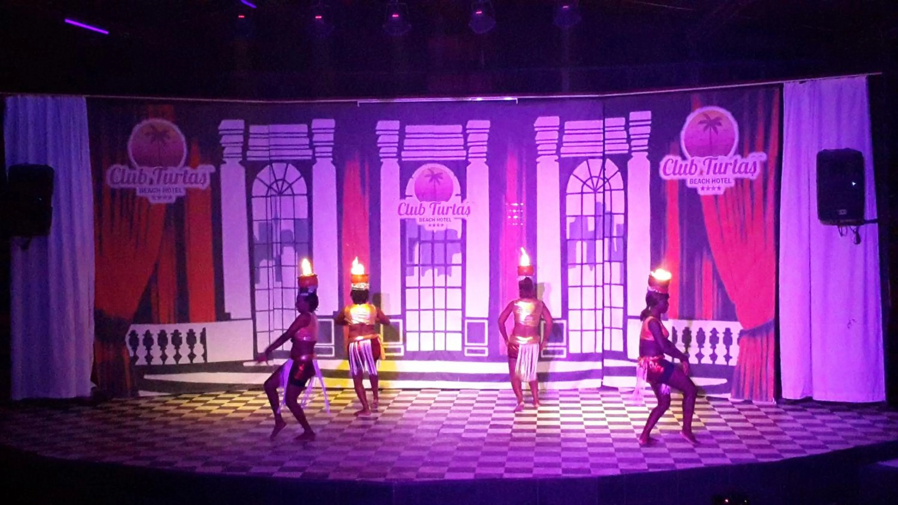 Evening entertainment in Club Turtas Beach - All Inclusive