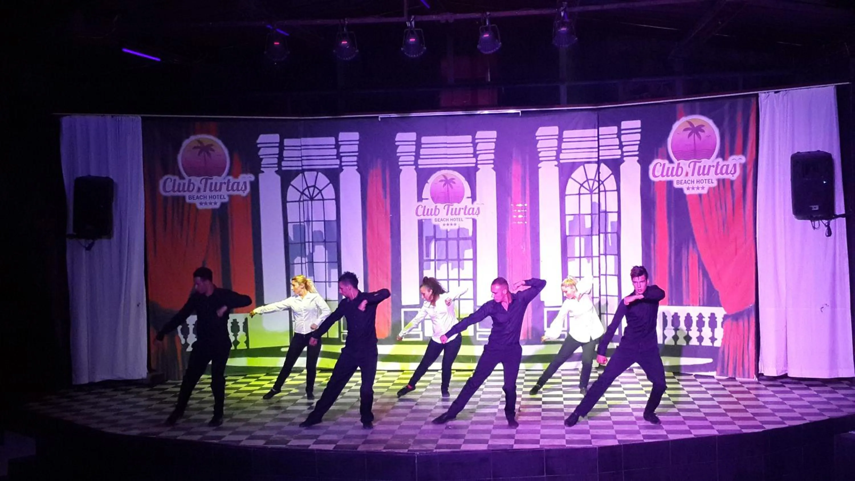 Evening entertainment in Club Turtas Beach - All Inclusive