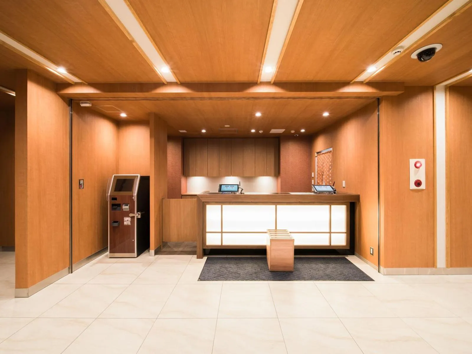Lobby or reception in Super Hotel Fukushima Iwaki