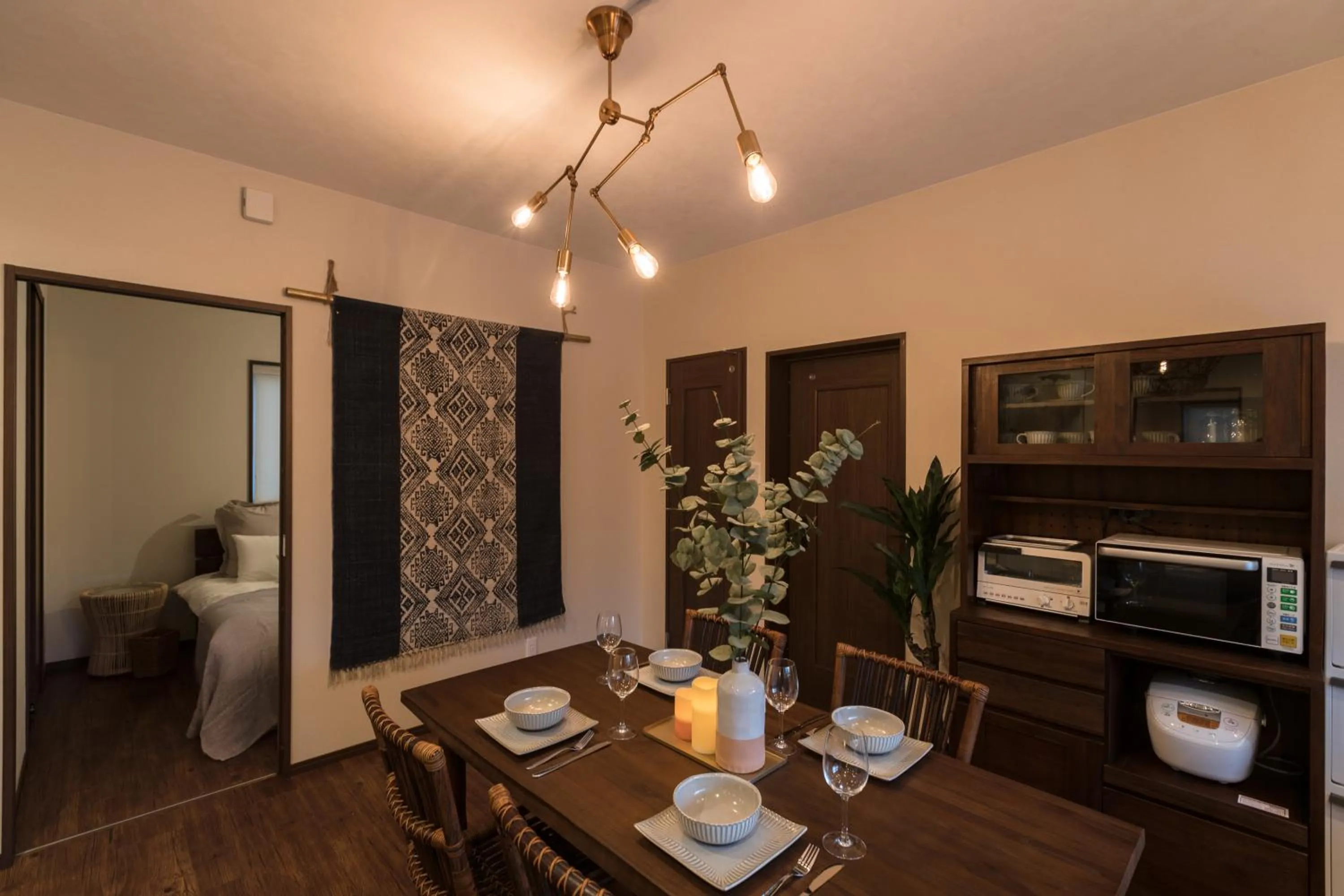 Dining area in BB Wakugawa Terrace