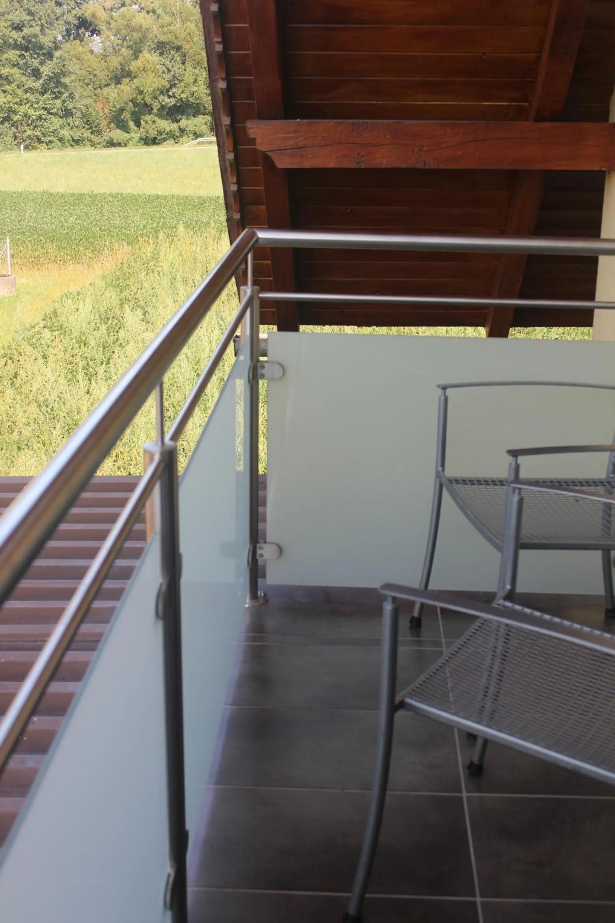 Balcony/Terrace in Gästehaus Christa ****