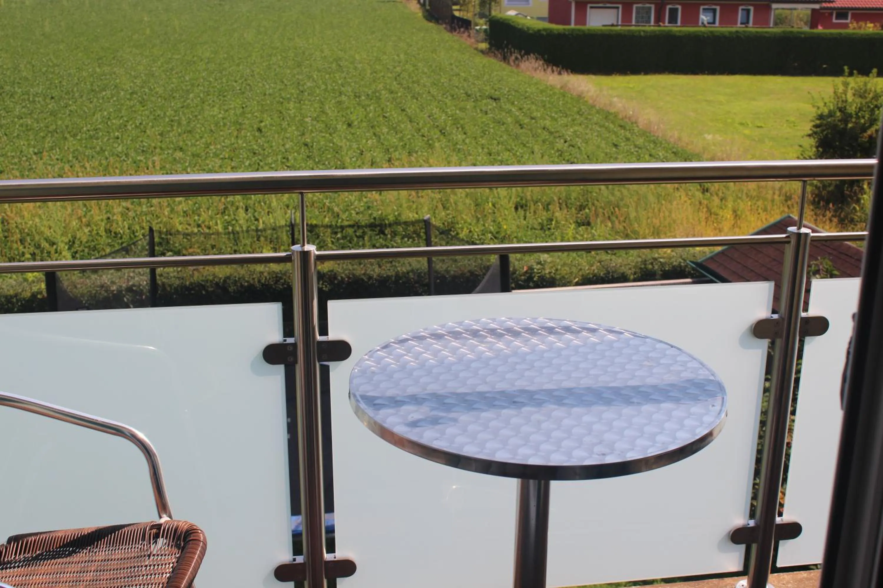 Balcony/Terrace in Gästehaus Christa ****