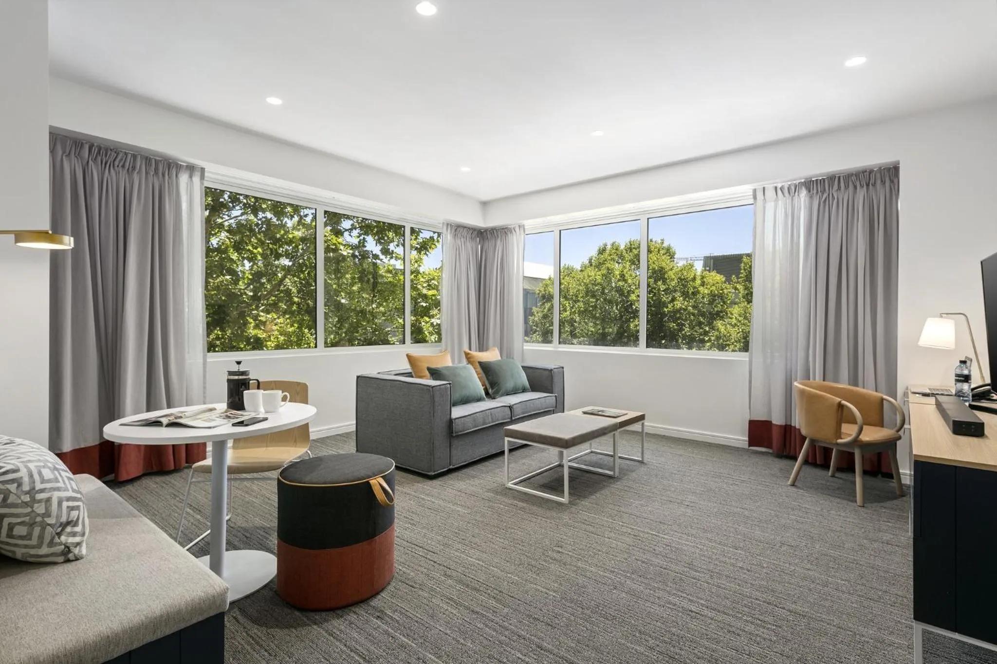 Living room in Quest Canberra City Walk