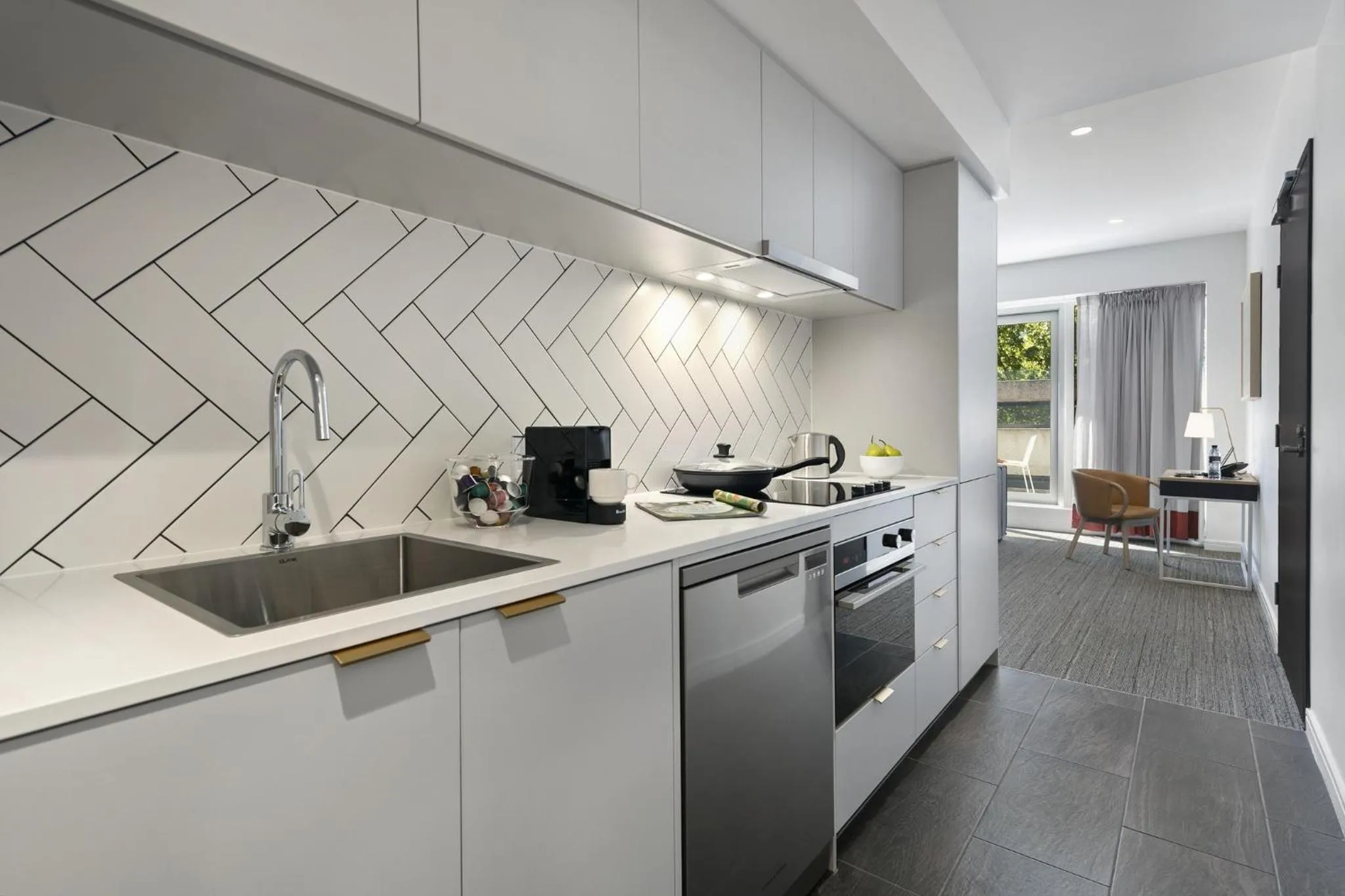 Kitchen or kitchenette in Quest Canberra City Walk