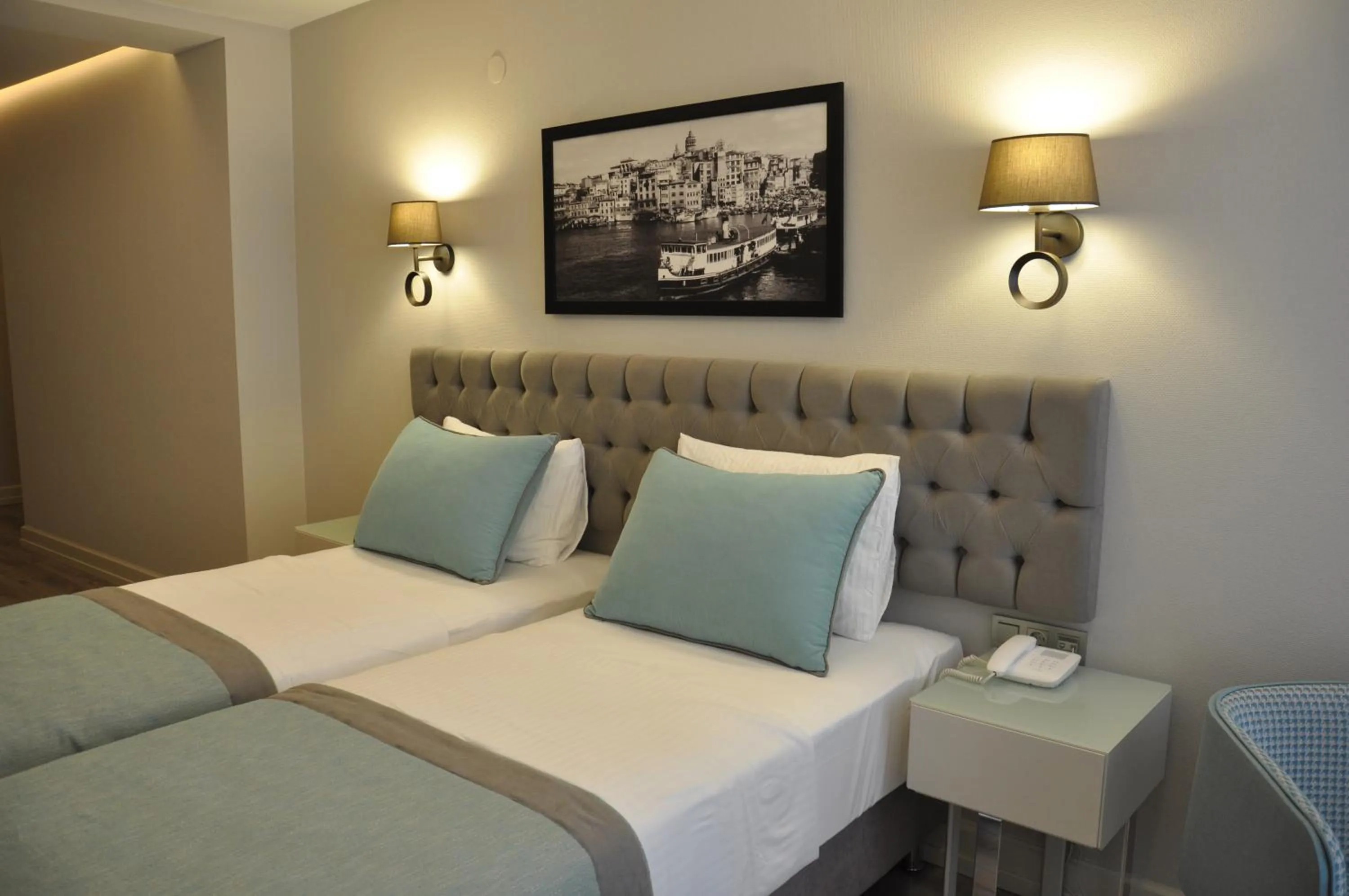 Decorative detail, Bed in Centrum Suites İstanbul