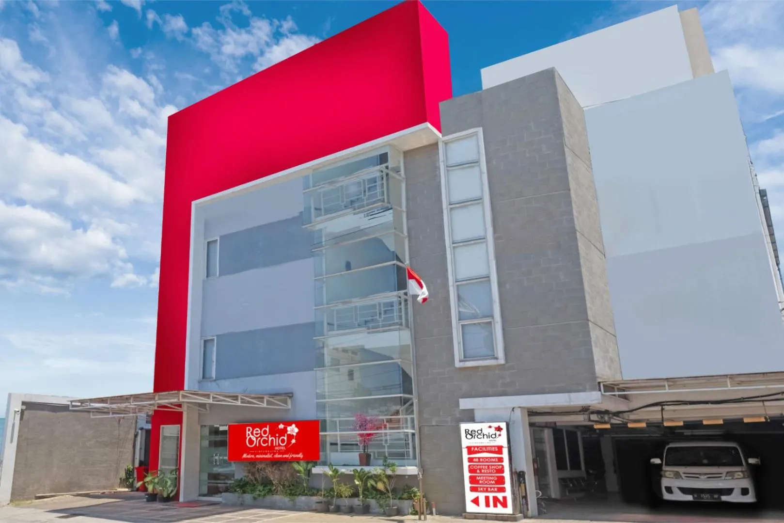 Property building in Red Orchid Hotel by Sajiwa