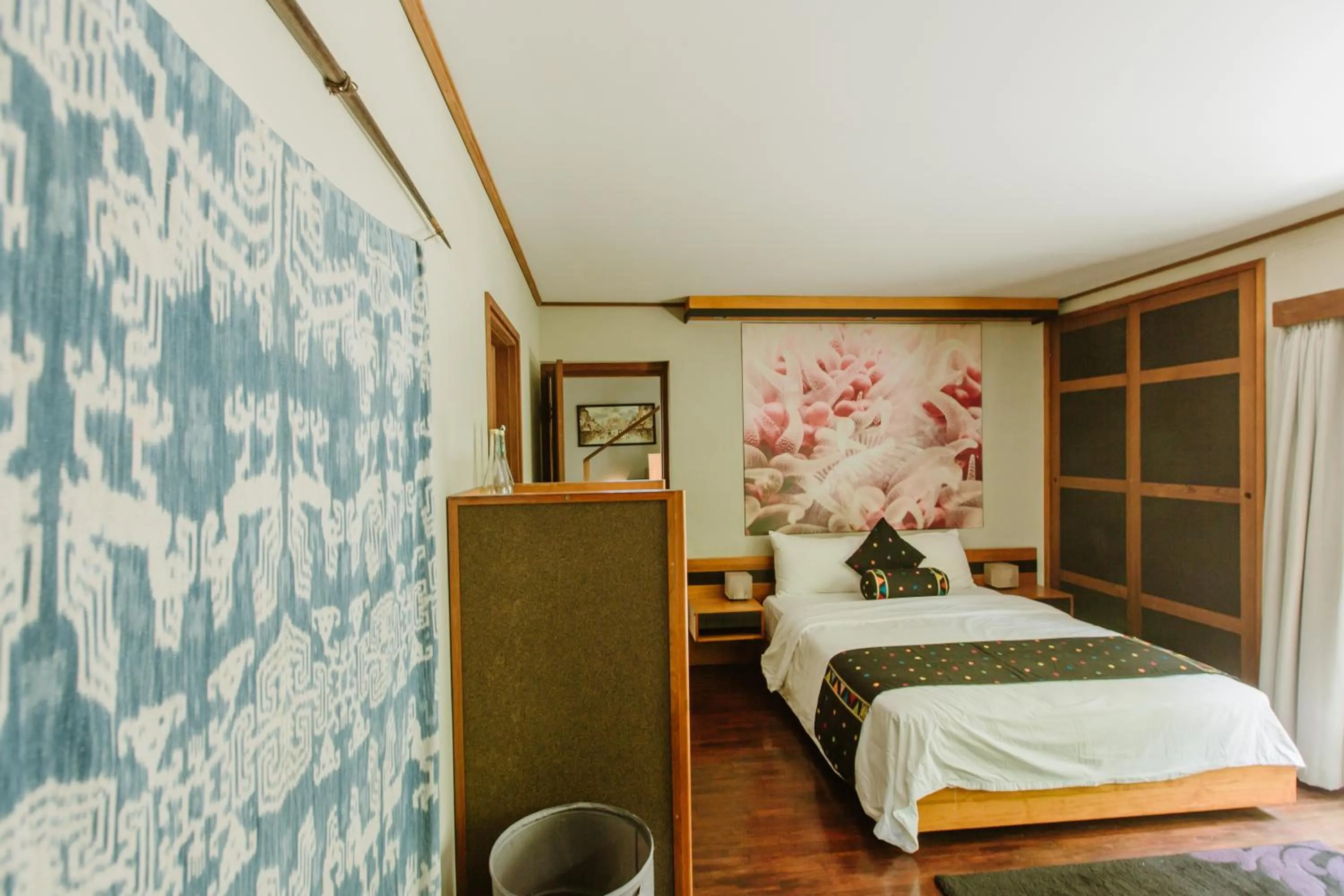 Bed in Pronoia Beach Resort