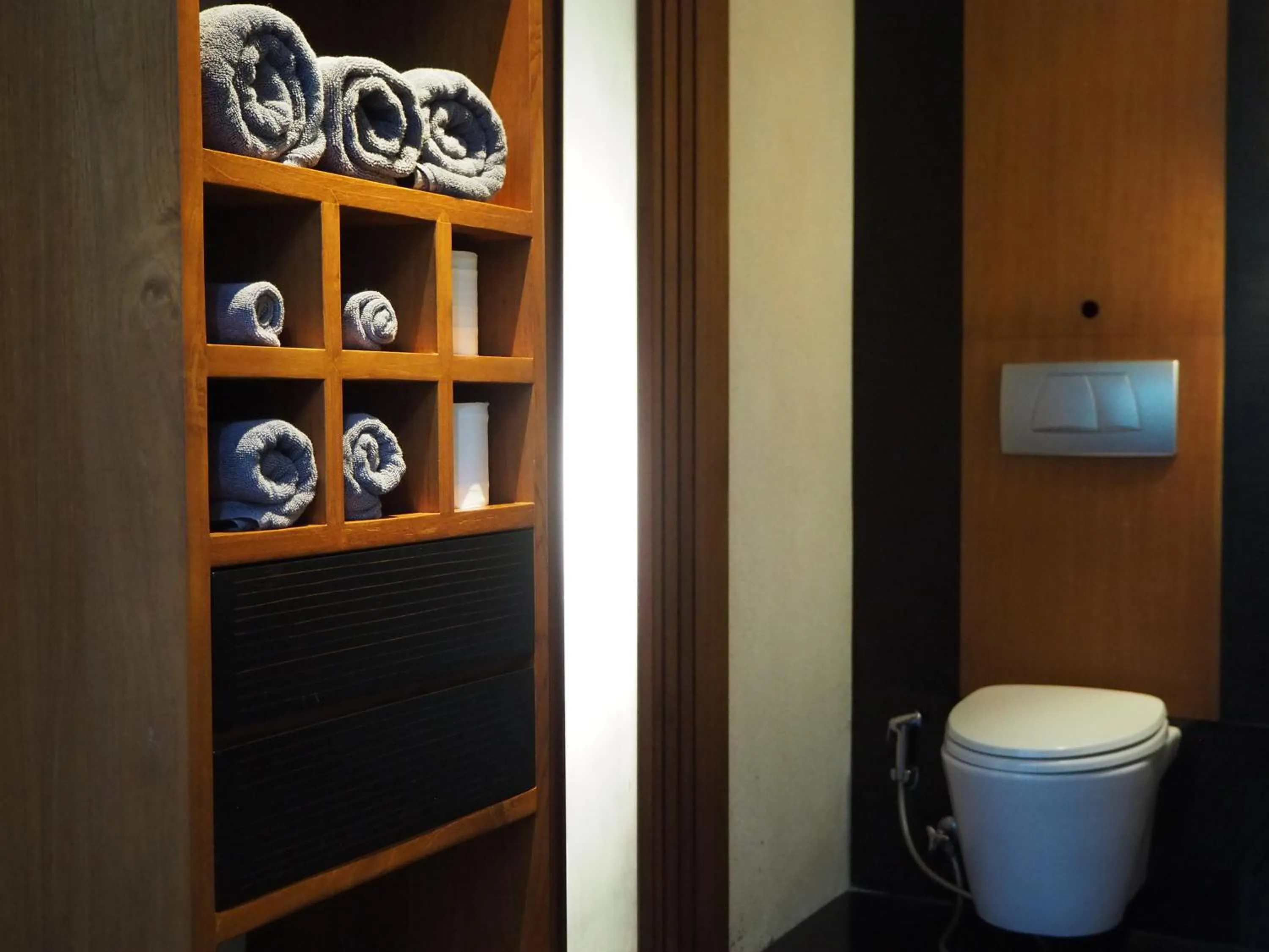 Toilet in Pronoia Beach Resort
