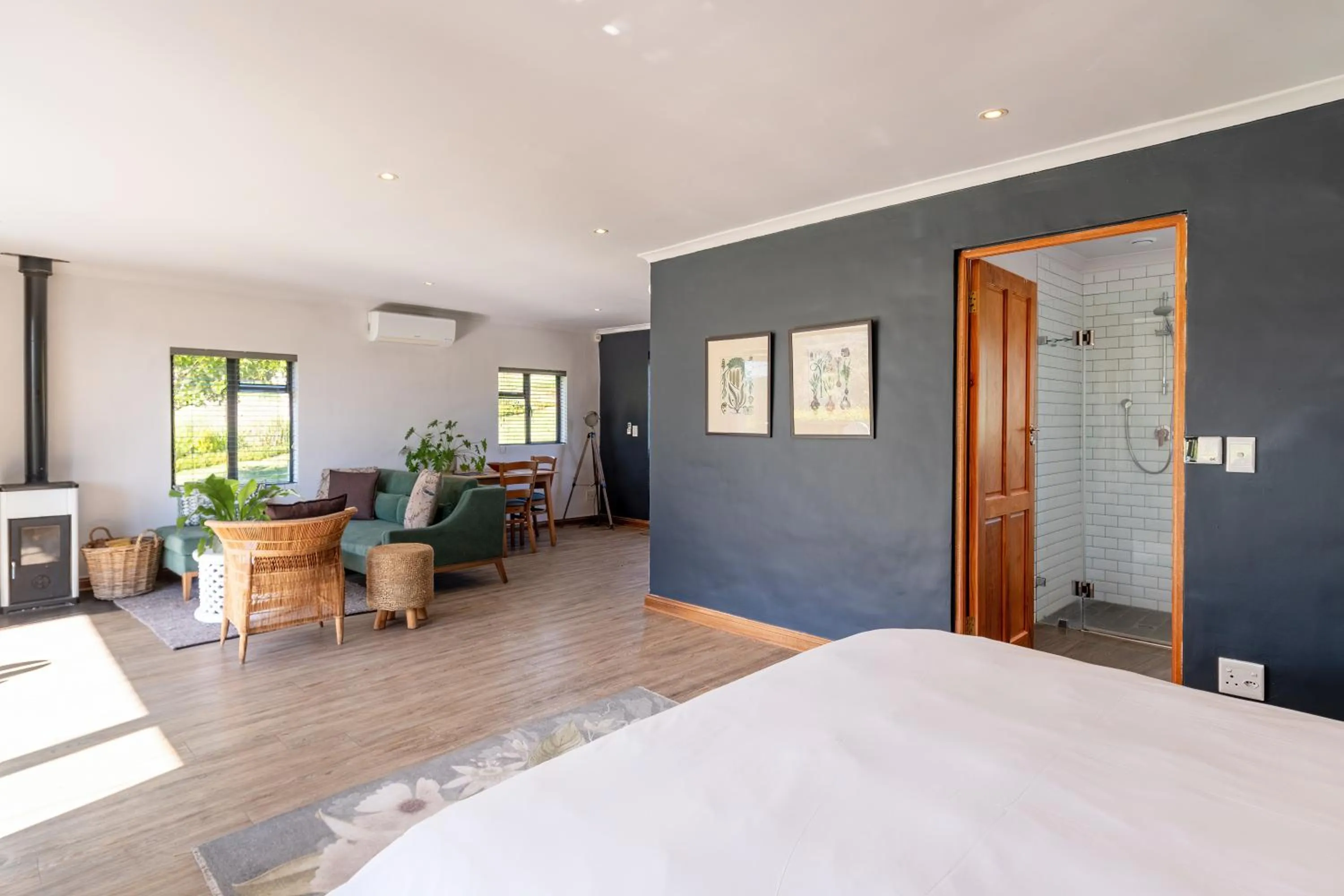 Living room, Bed in Mont Angelis