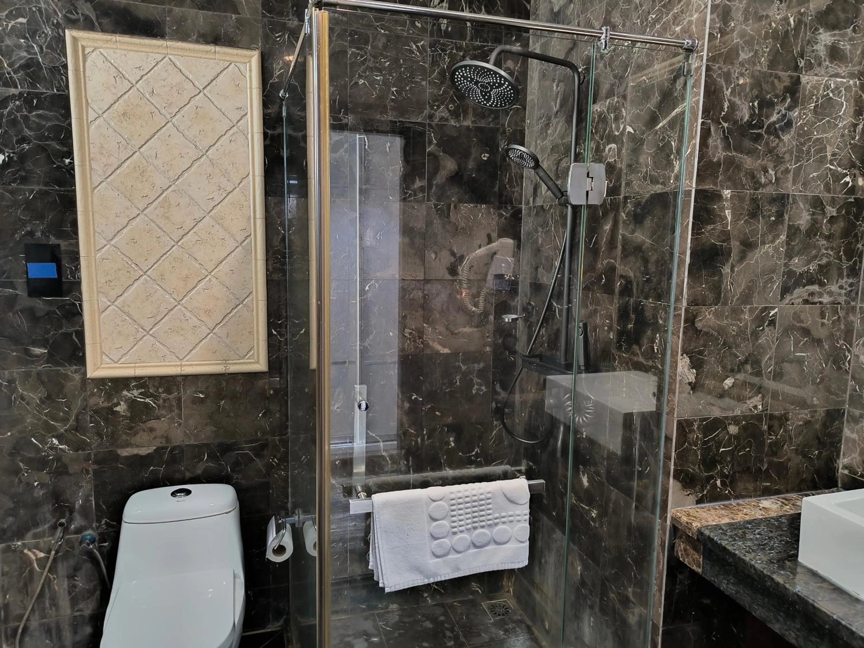 Shower in Meritz Hotel