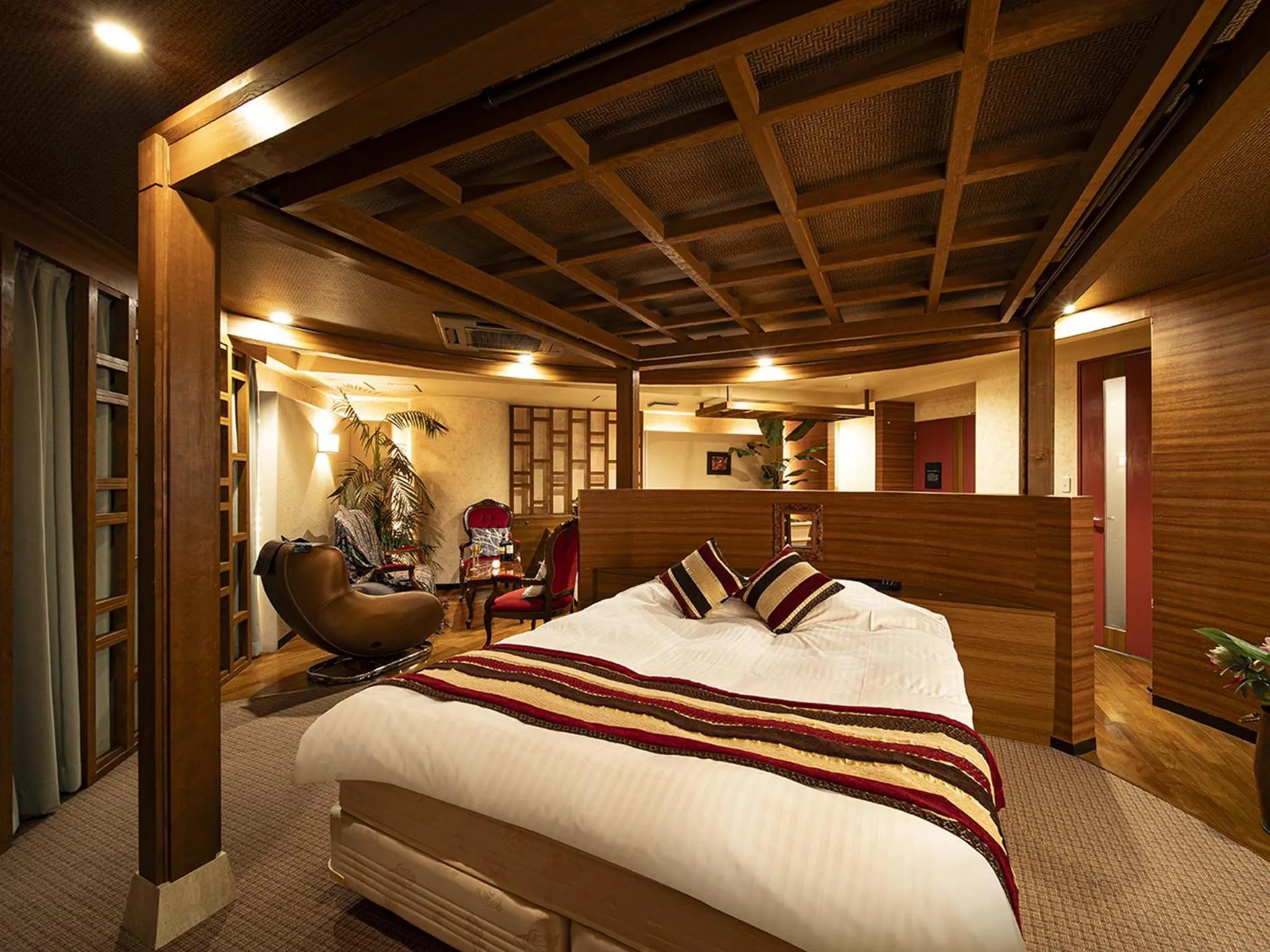 Bed in HOTEL U's Kouroen