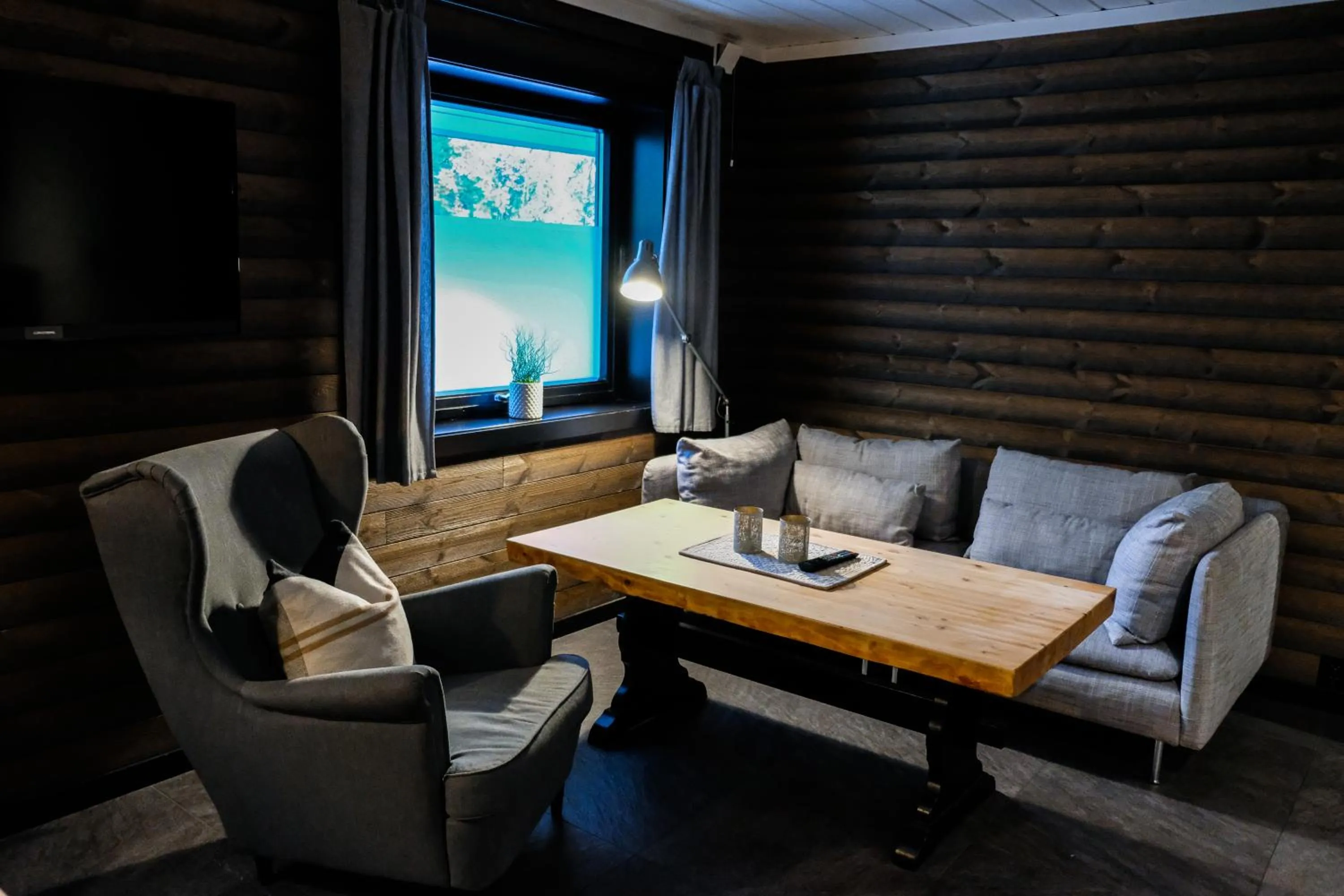 Living room in Hemsetunet Apartments