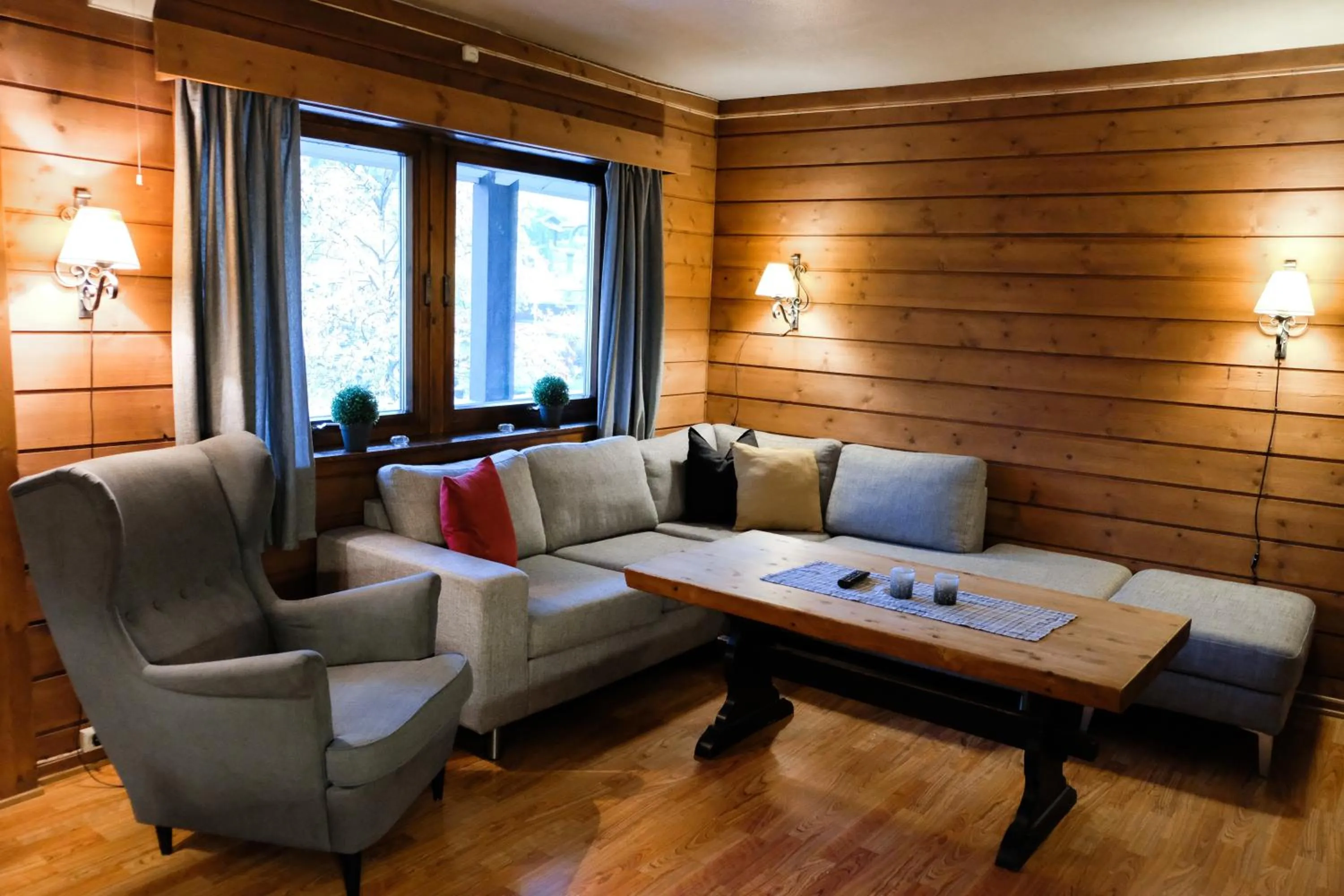 Living room in Hemsetunet Apartments