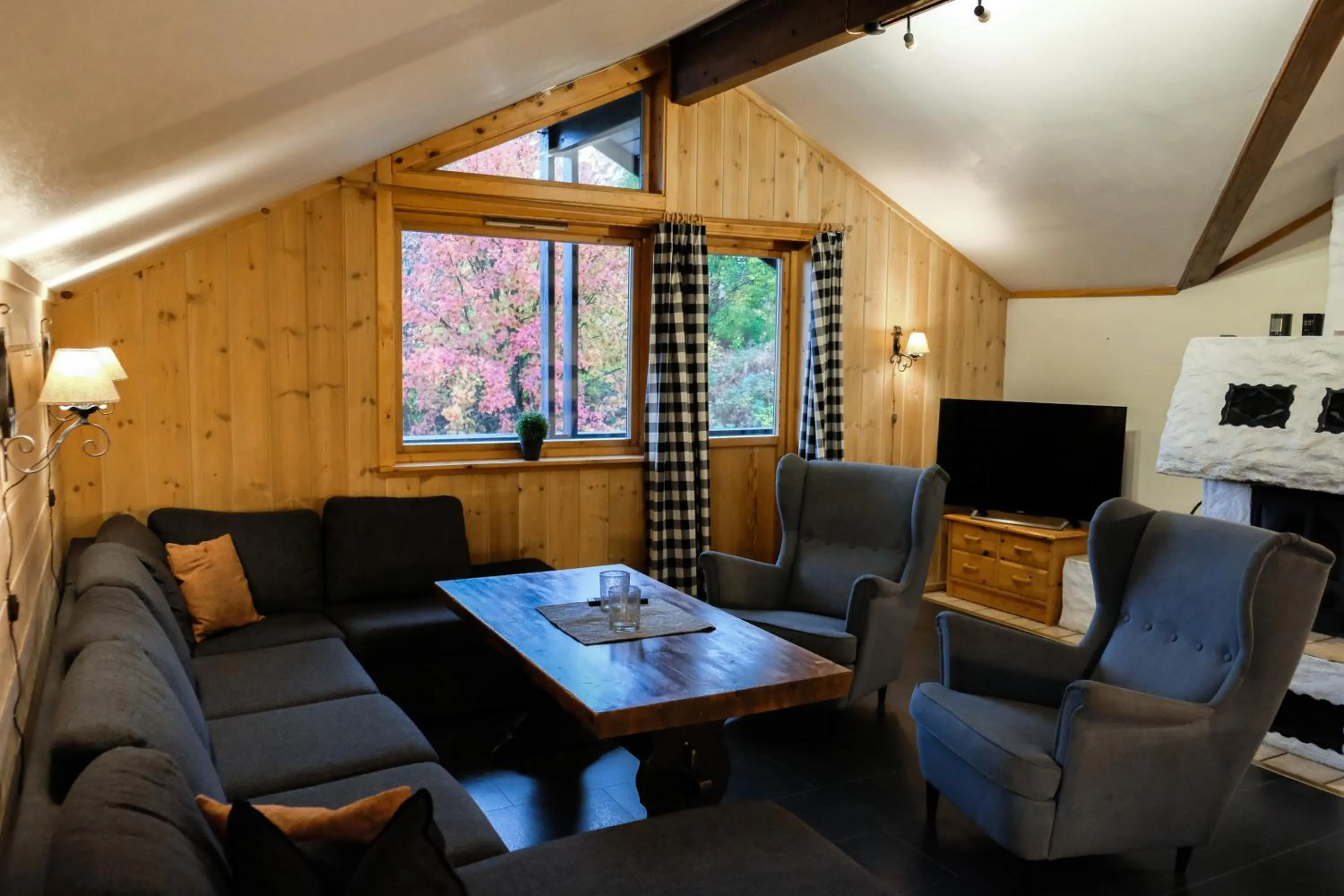 Living room in Hemsetunet Apartments