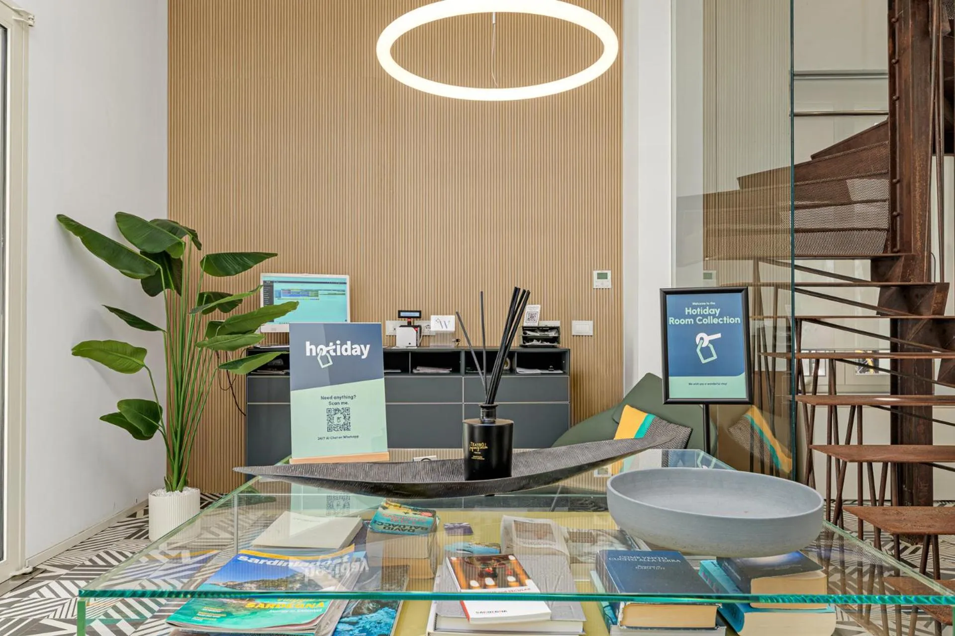 Lobby or reception in HOTIDAY Olbia Wallure