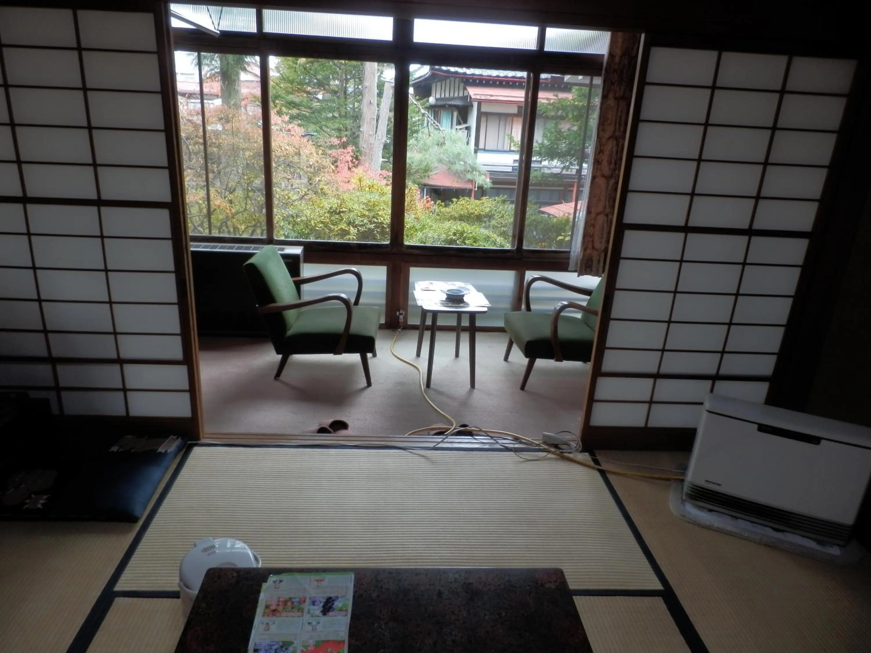 Decorative detail in Maruka Ryokan