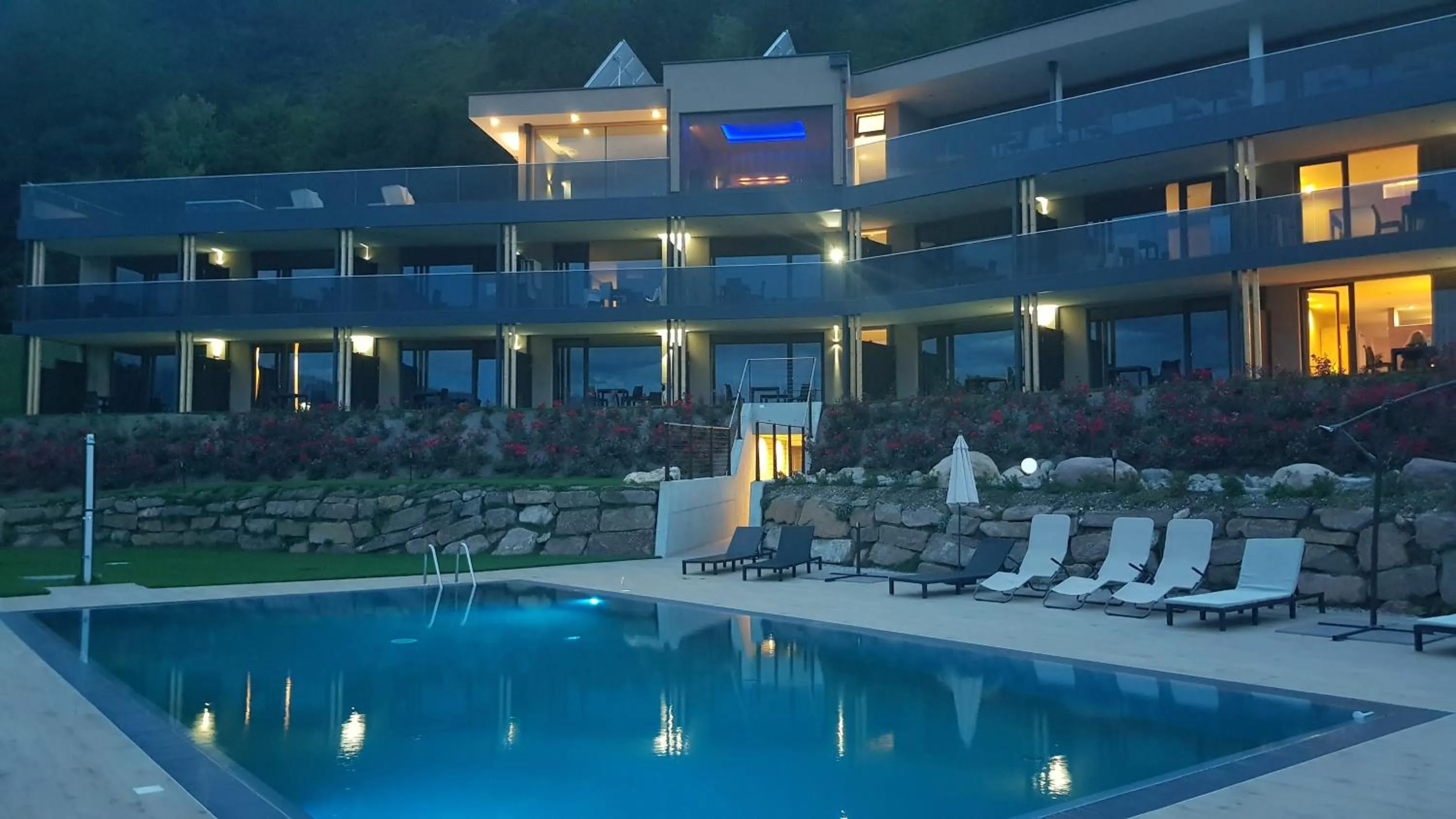 Facade/entrance in Aparthotel Malga