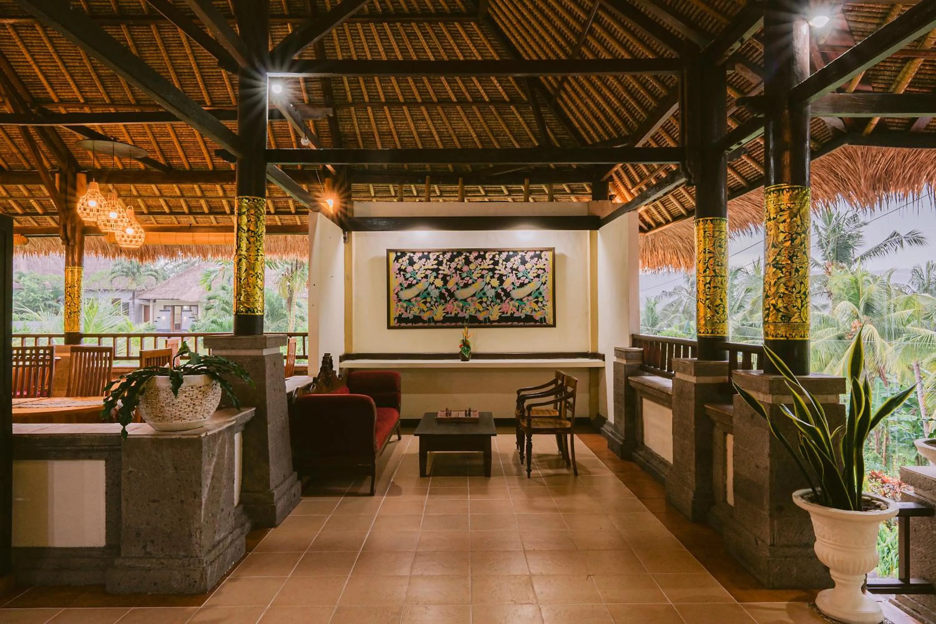 Lobby or reception in Medewi Bay Retreat
