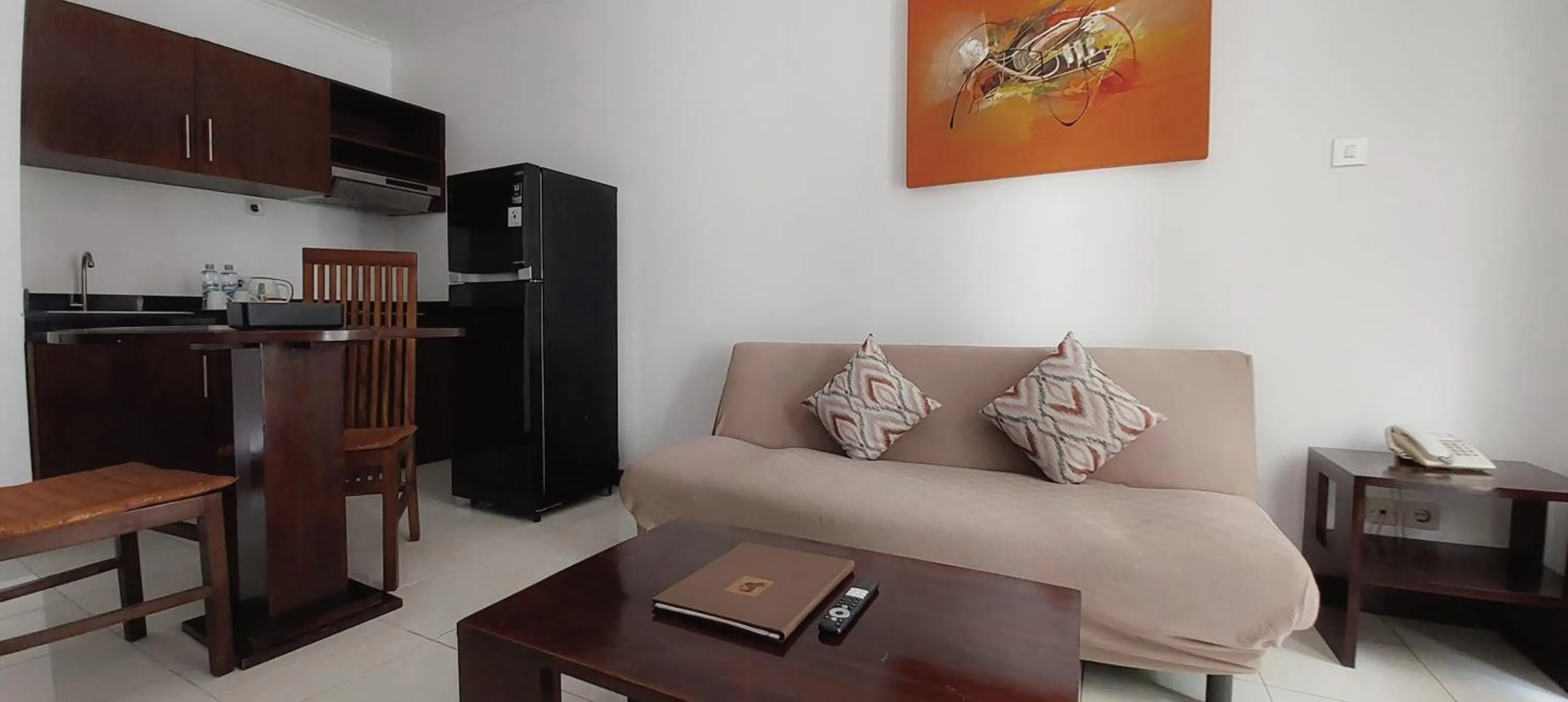 Living room in Sekuta Condo Suites