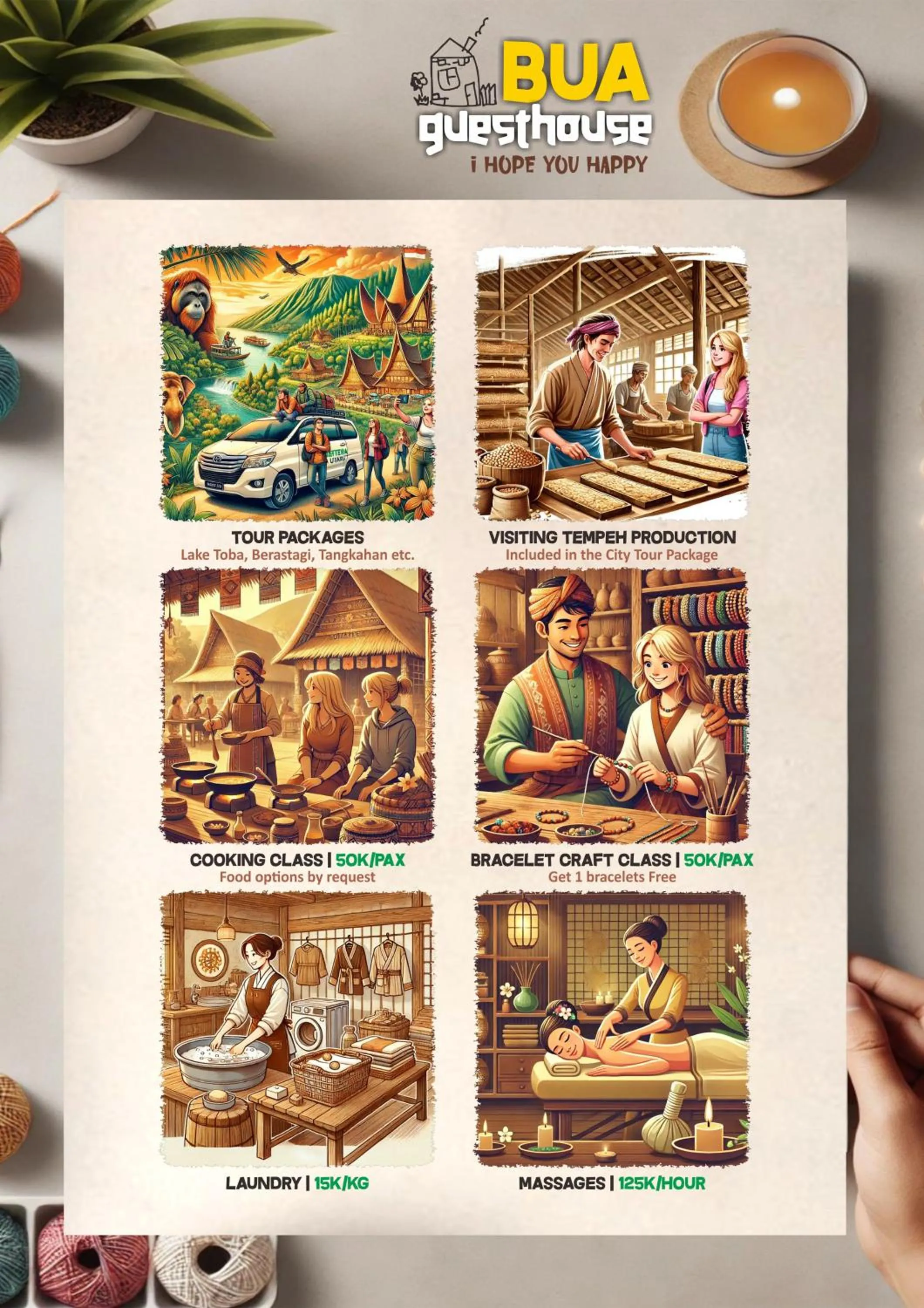 Nearby landmark in Bua Guest House