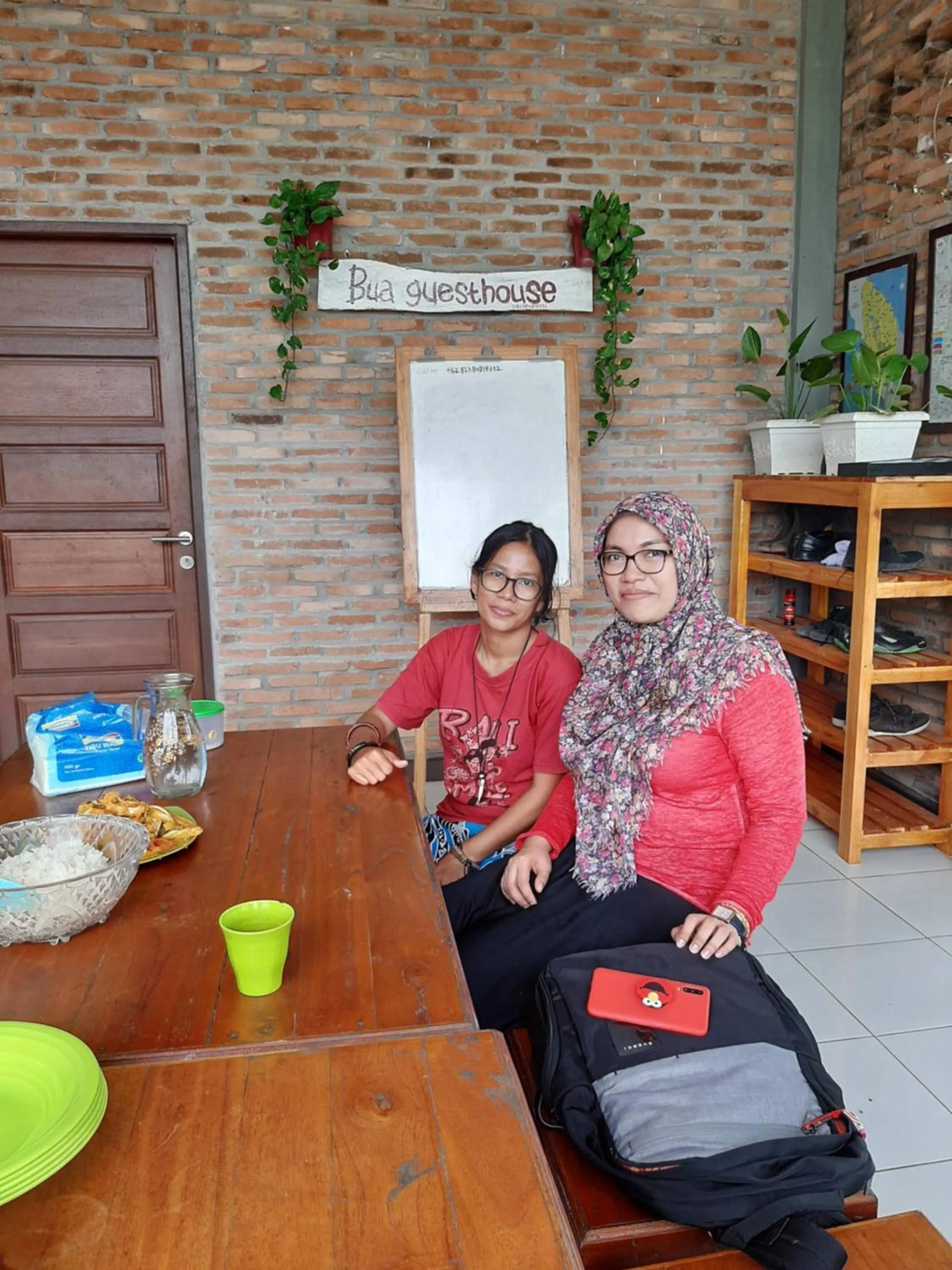 Living room in Bua Guest House