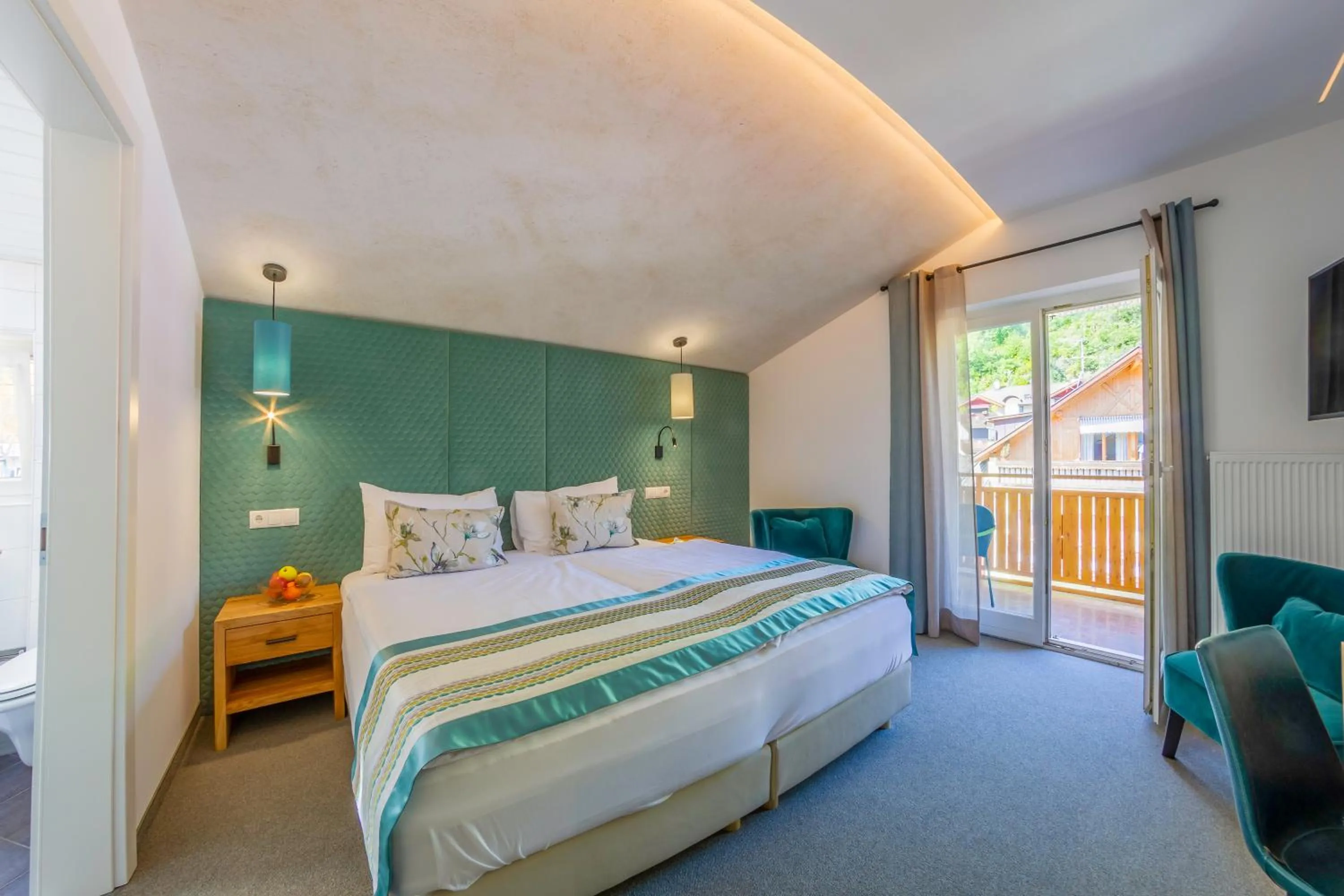 Bedroom, Bed in Hotel Mehrhauser