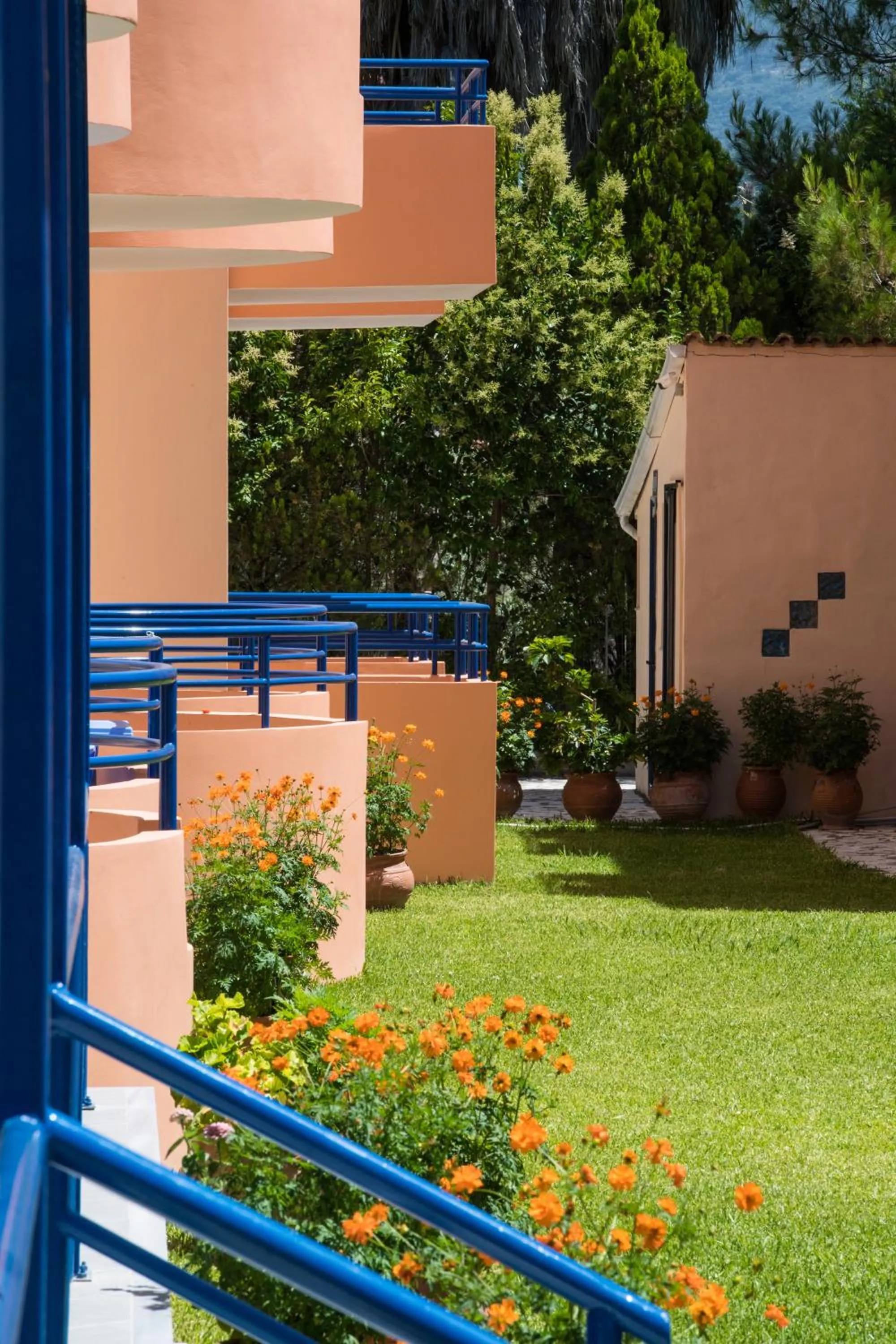 Garden view in Akroyiali Resort