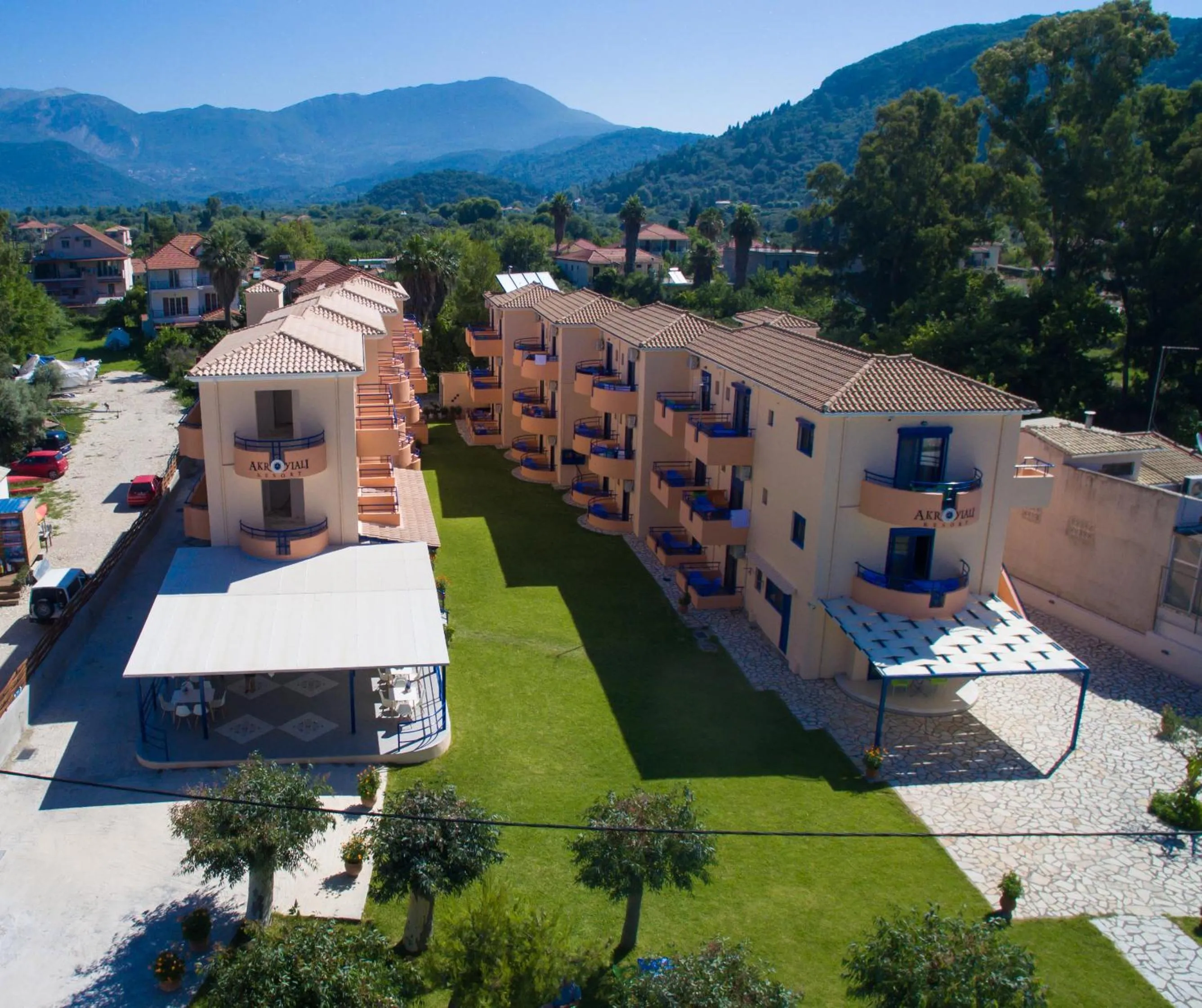 Bird's eye view in Akroyiali Resort