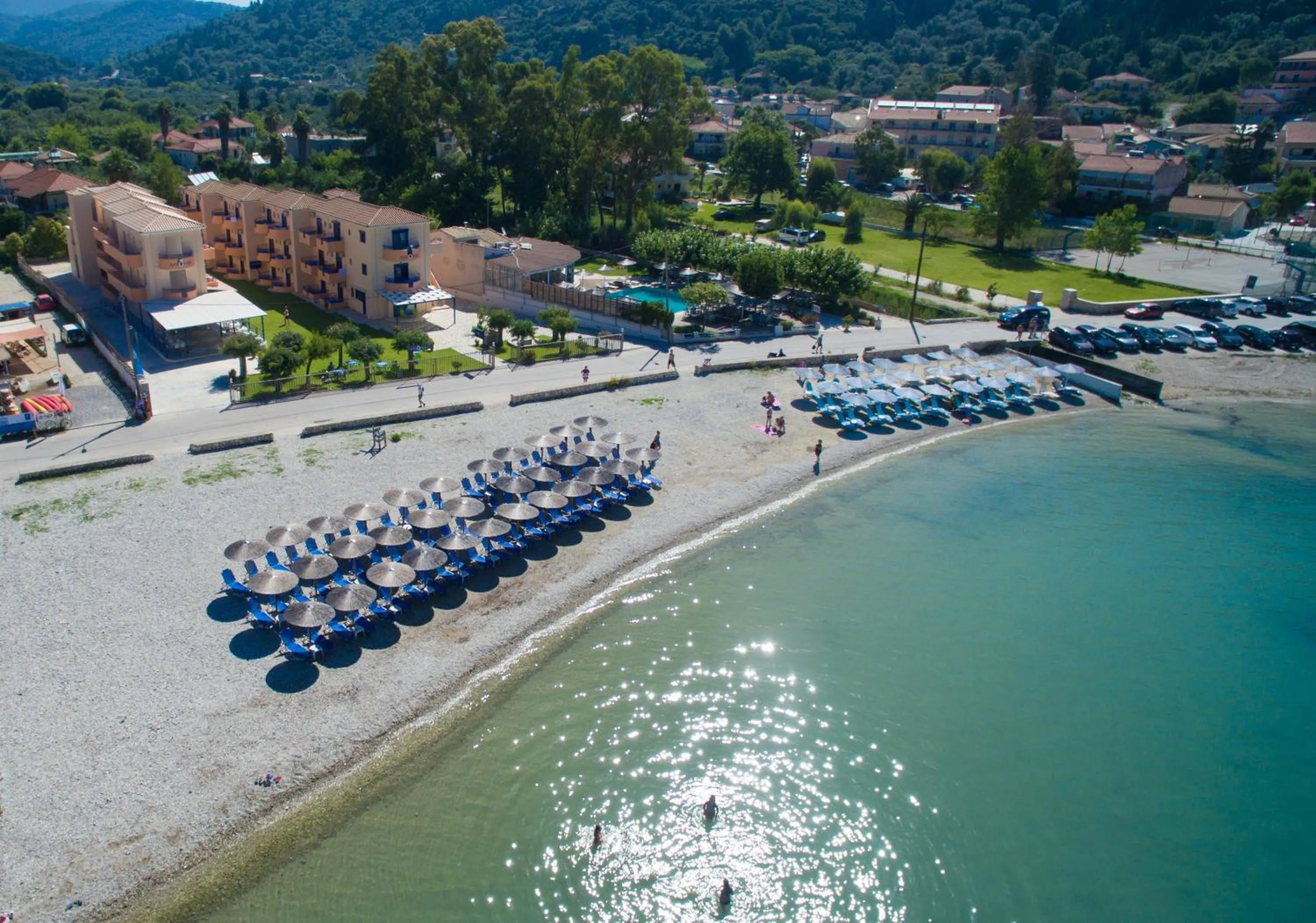 Bird's eye view in Akroyiali Resort