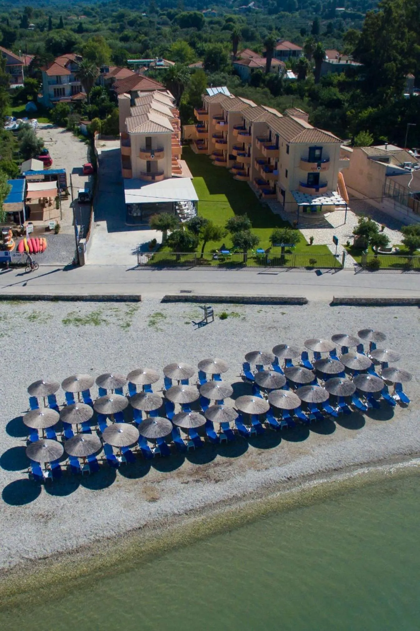 Bird's eye view in Akroyiali Resort