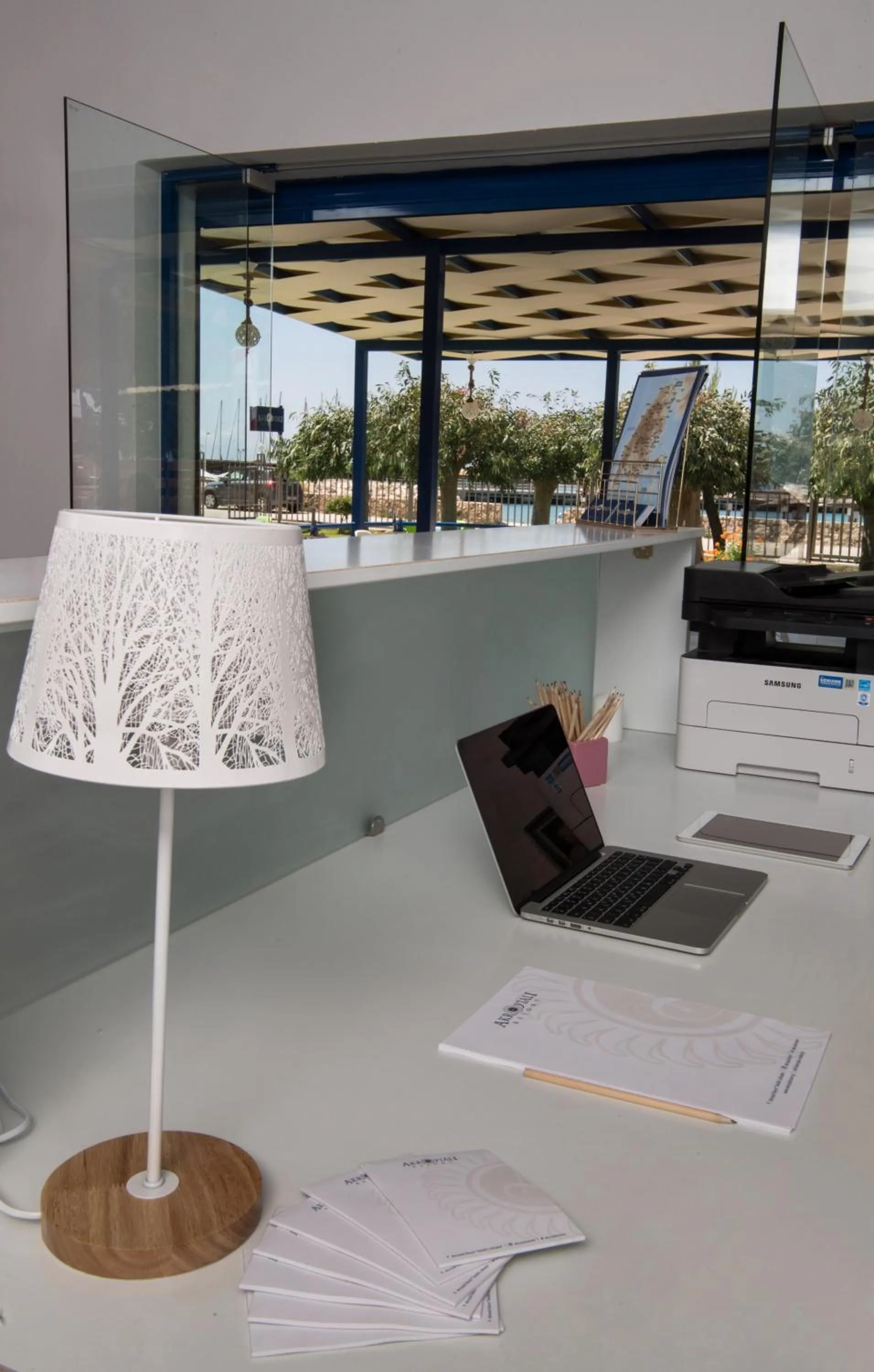 Lobby or reception in Akroyiali Resort