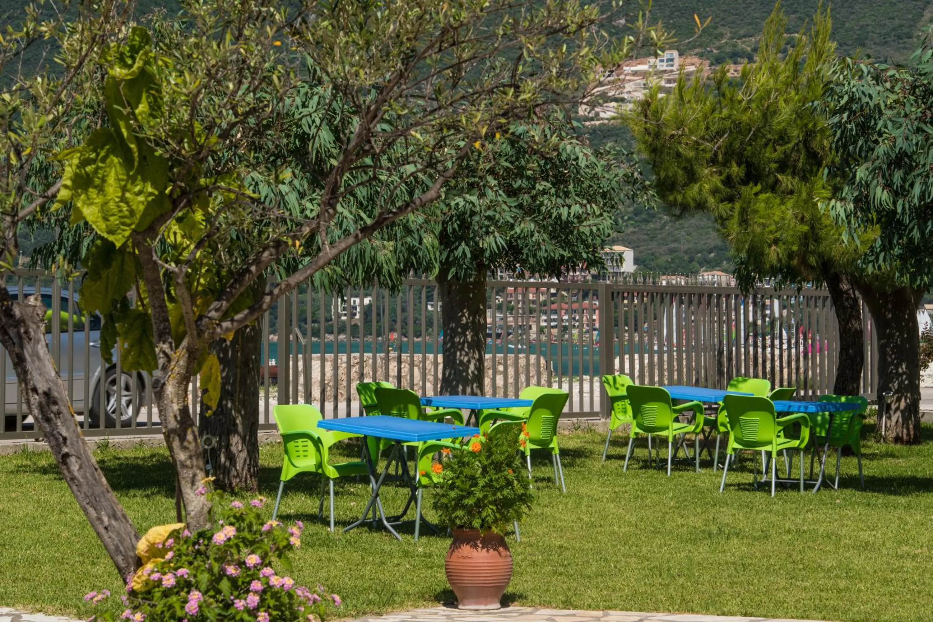 Garden view in Akroyiali Resort