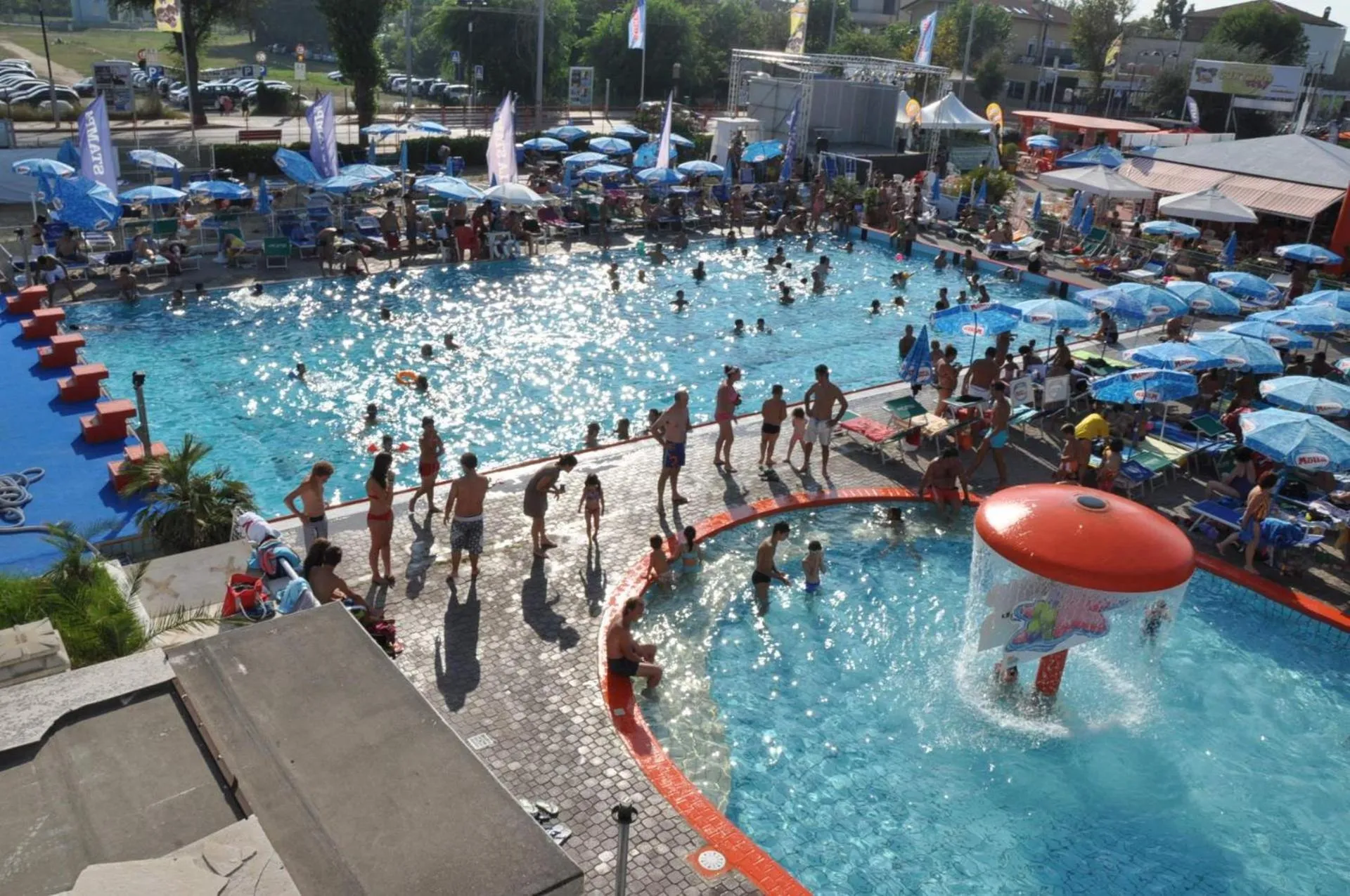 Aqua park in Hotel Madrid