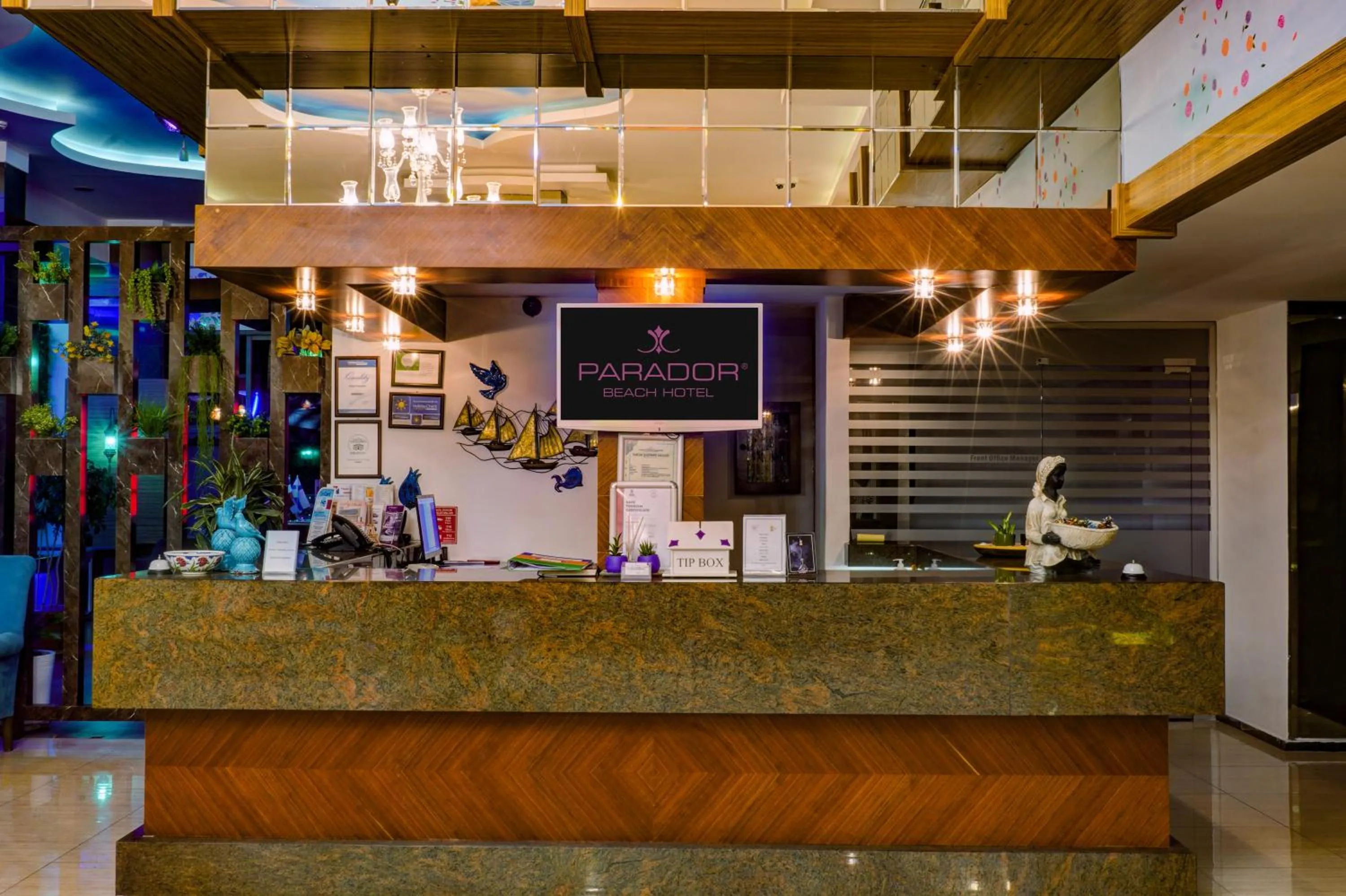 Property logo or sign in Parador Beach Hotel All Inclusive