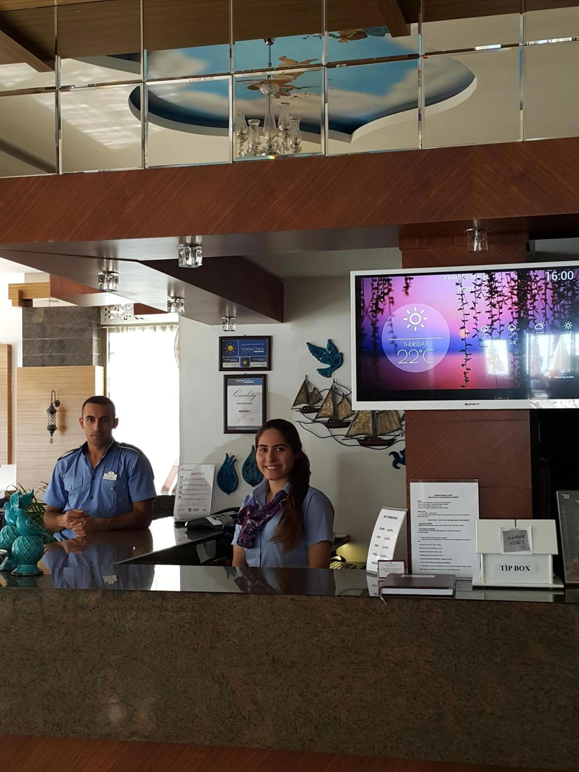 Lobby or reception in Parador Beach Hotel All Inclusive