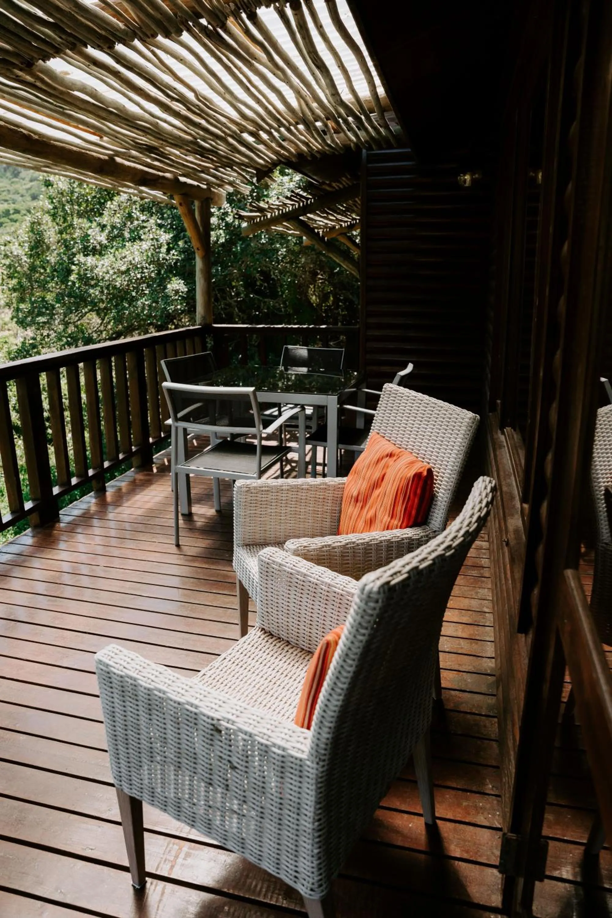 Patio in Thunzi Bush Lodge