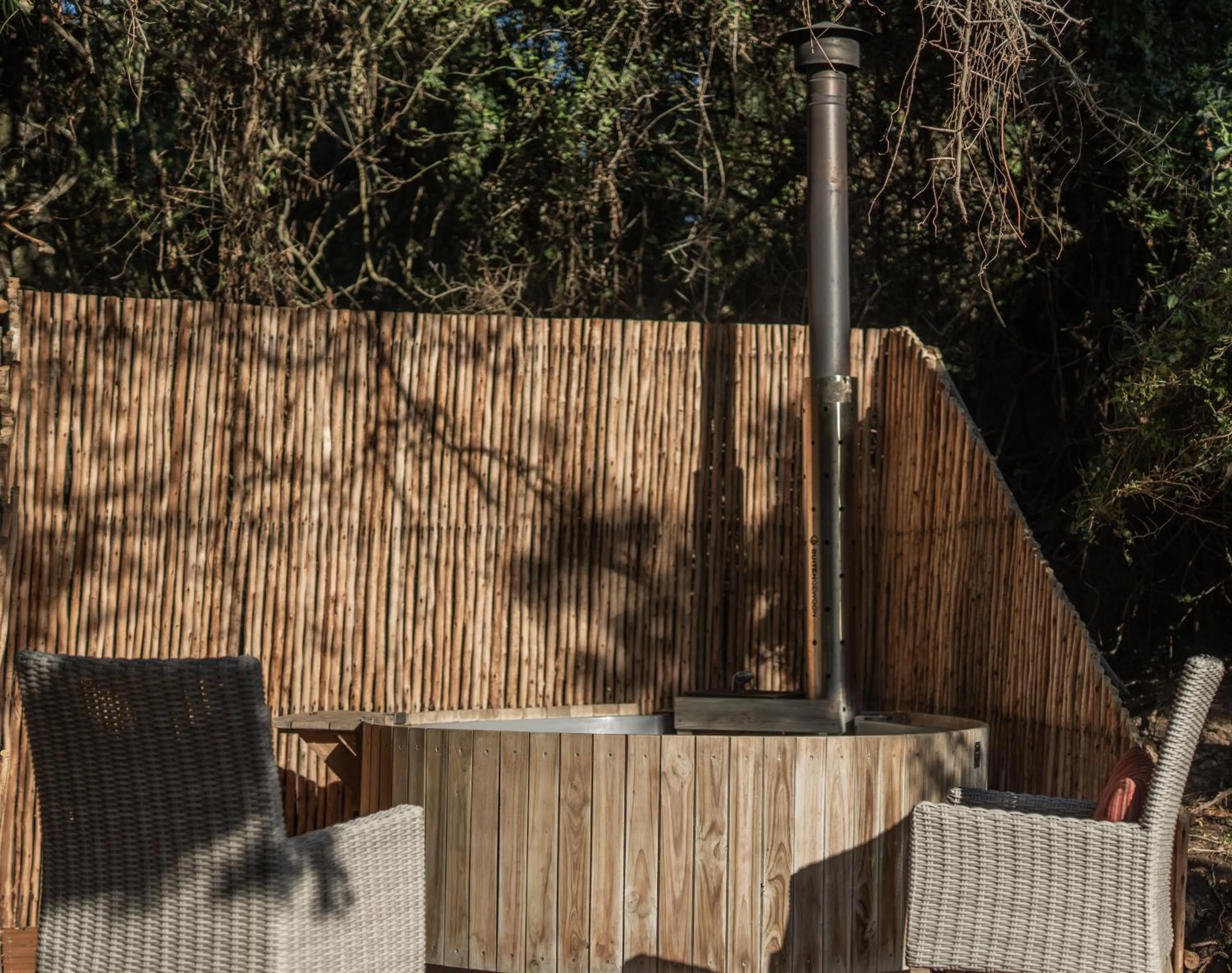 Hot Tub in Thunzi Bush Lodge