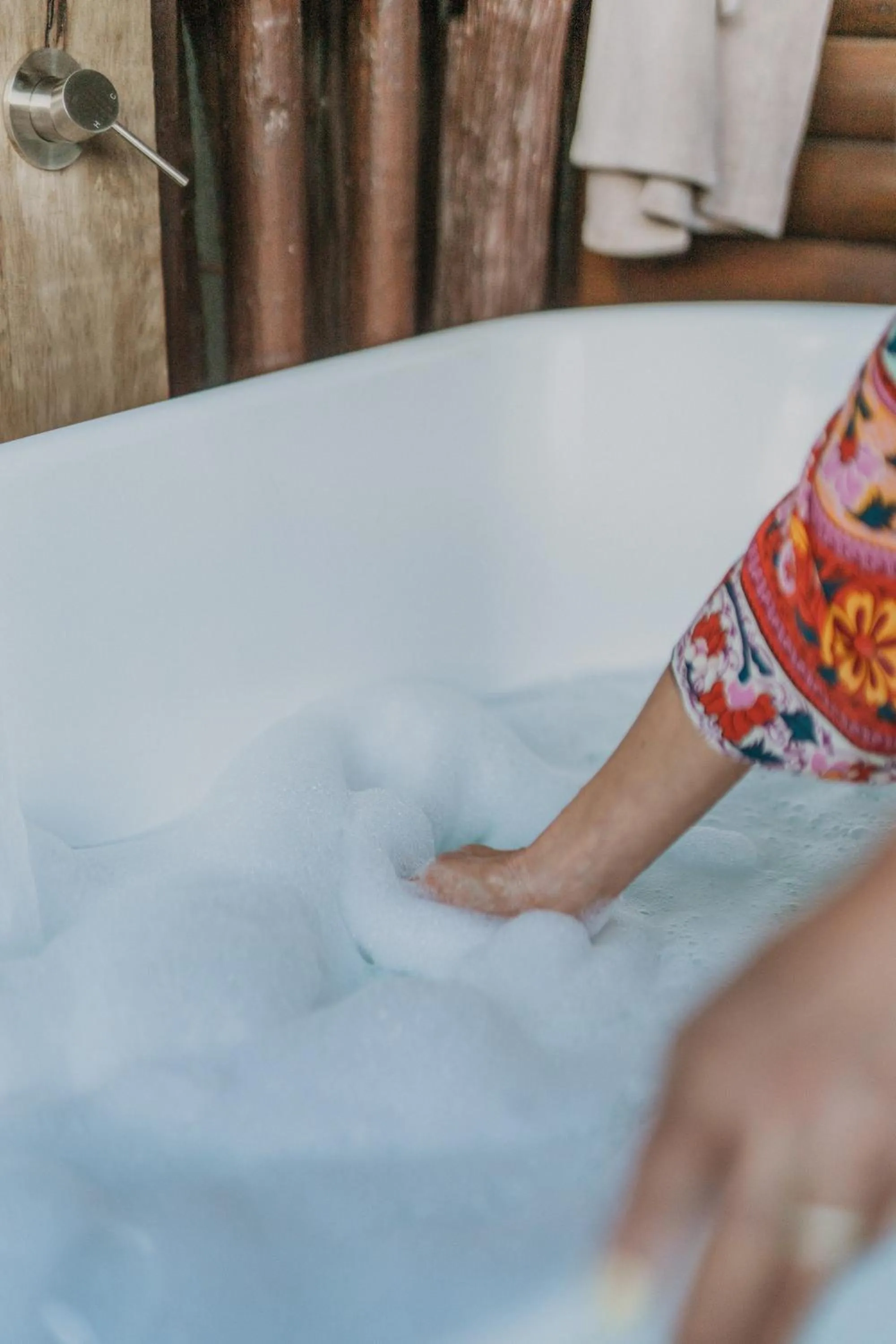 Open Air Bath in Thunzi Bush Lodge