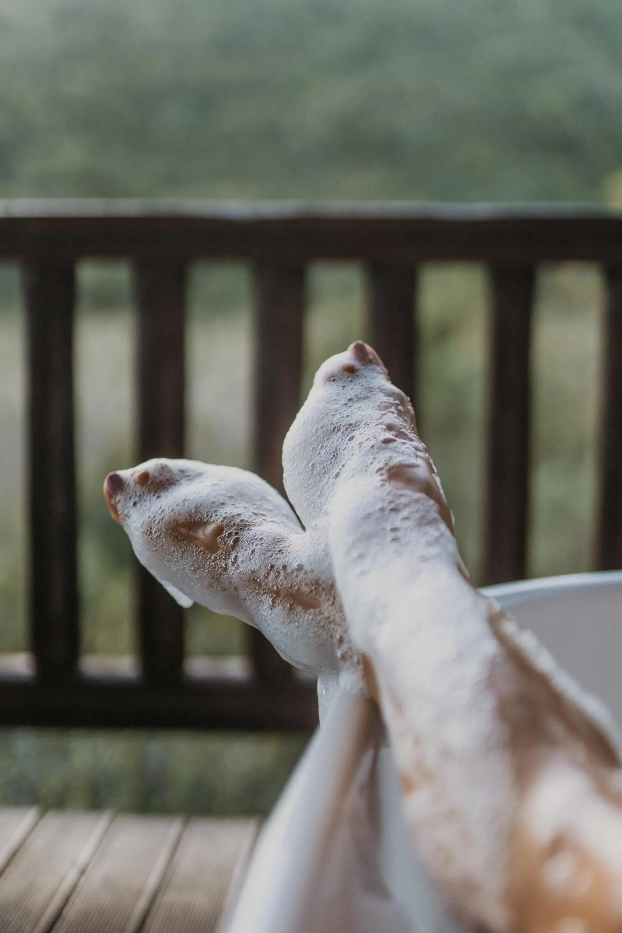 Open Air Bath in Thunzi Bush Lodge