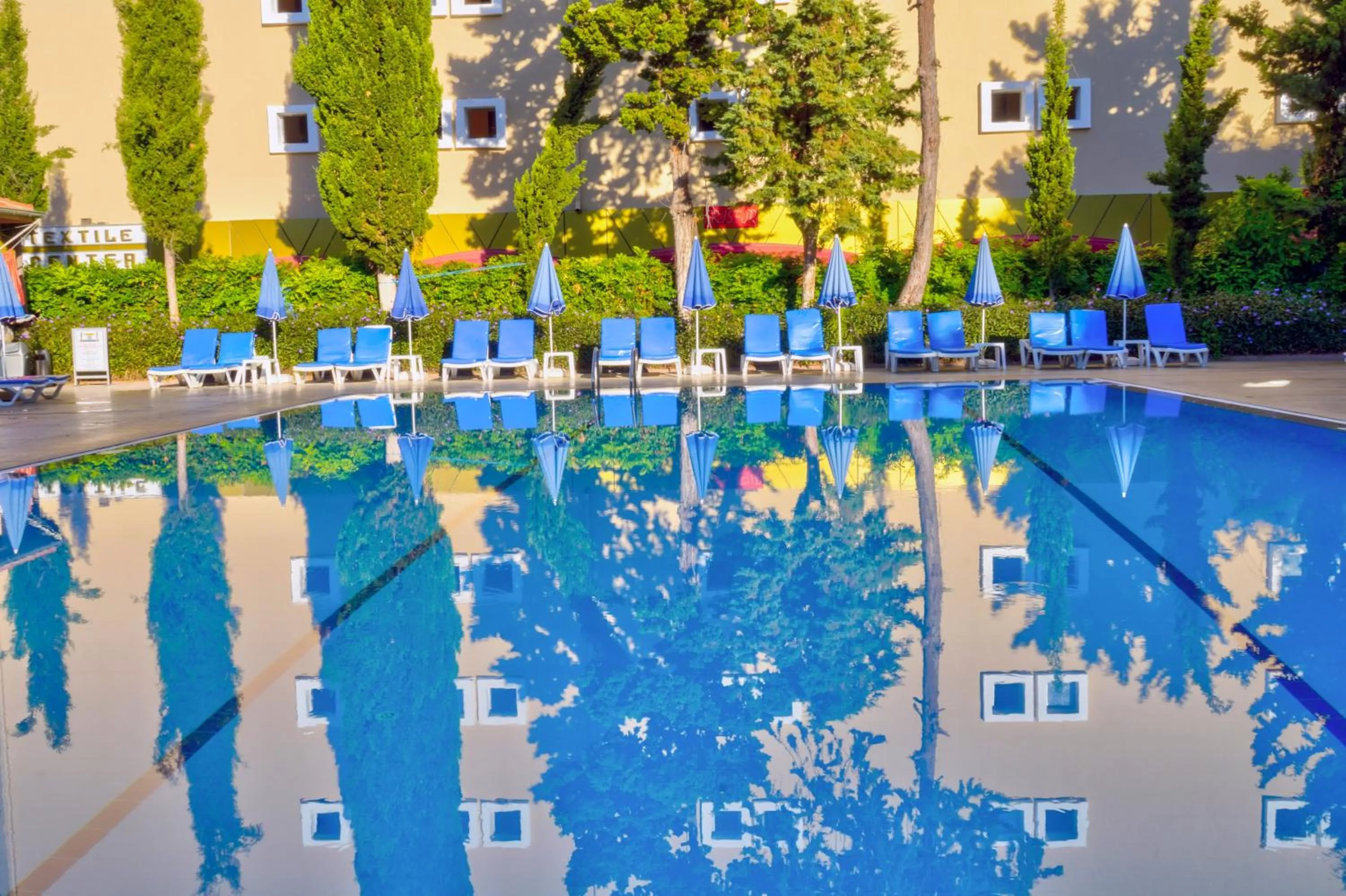 Pool view in Blue Fish Hotel All Inclusive