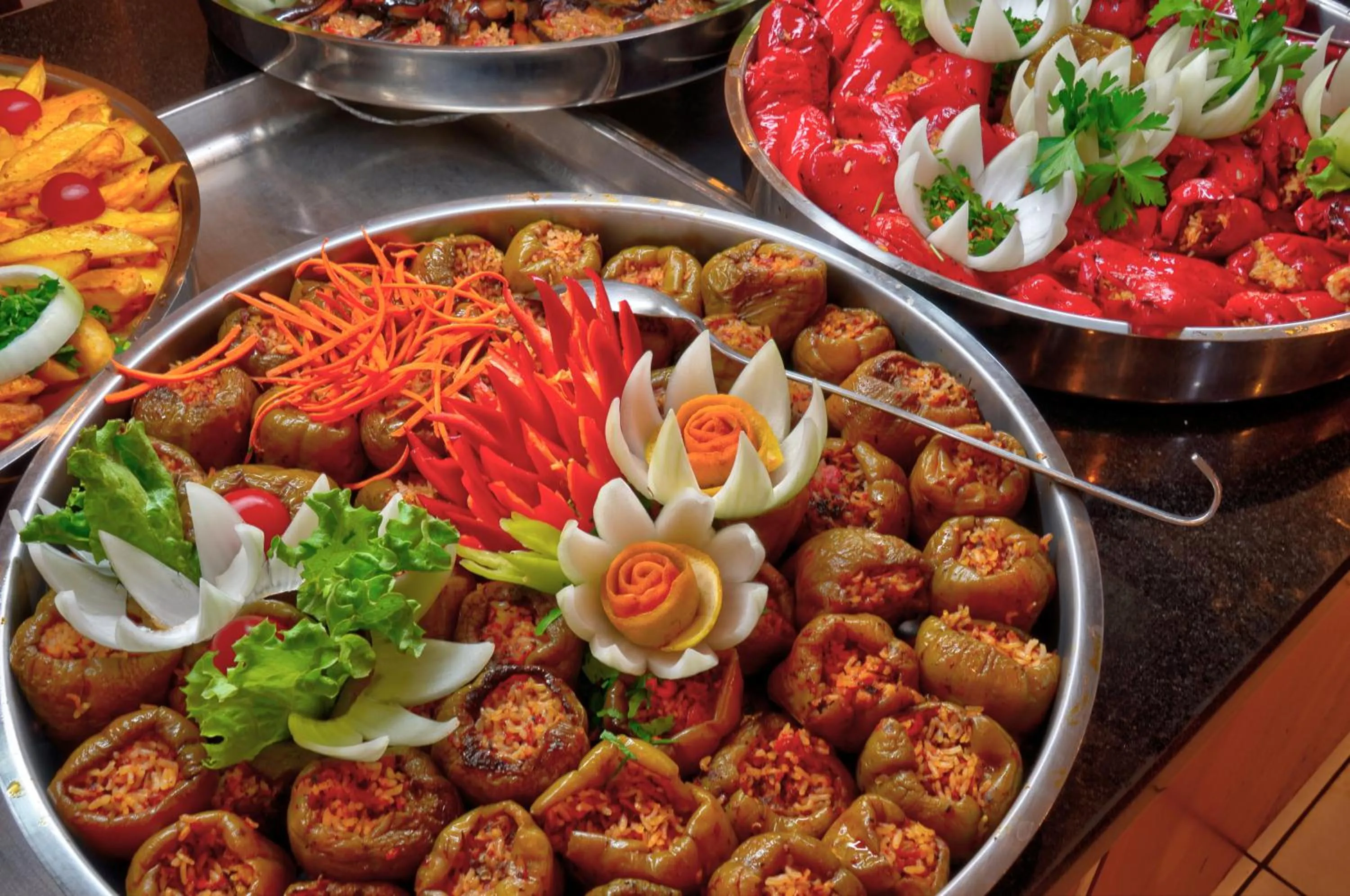 Food and drinks in Blue Fish Hotel All Inclusive