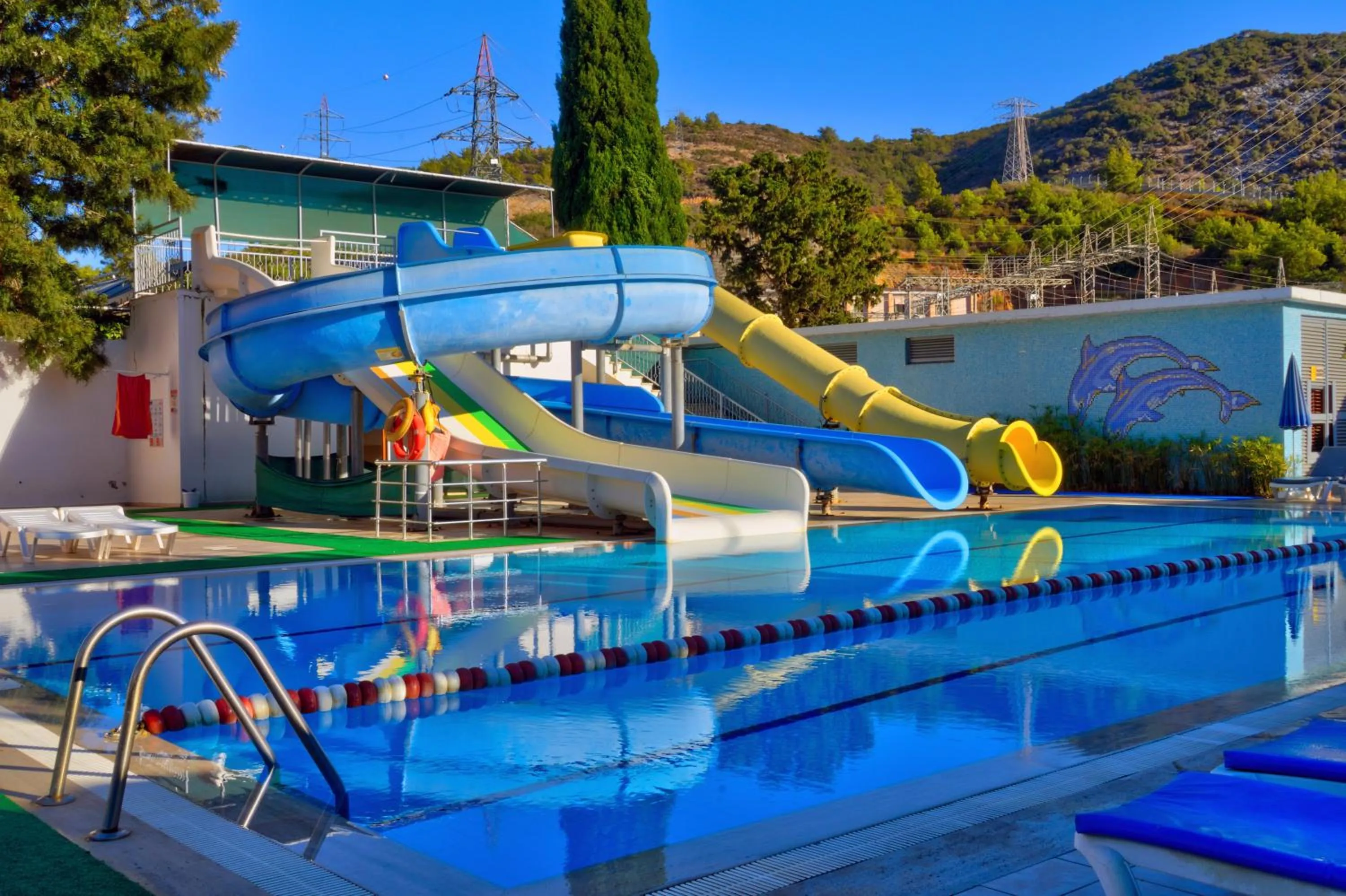 Aqua park in Blue Fish Hotel All Inclusive