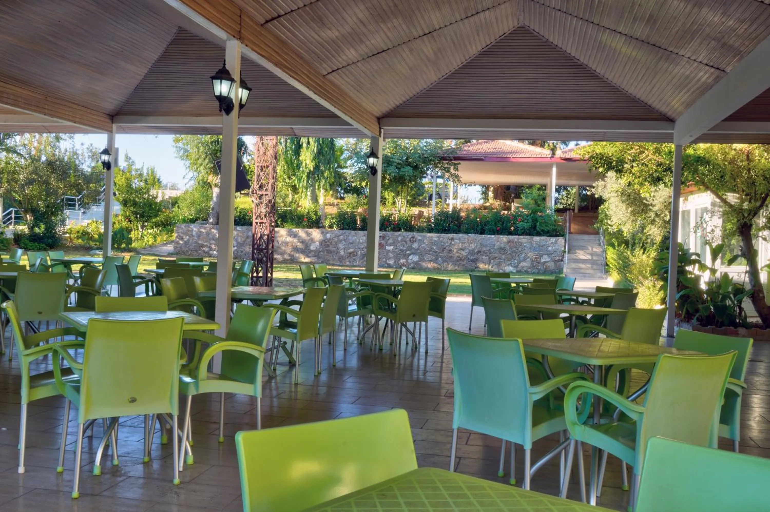 Patio in Blue Fish Hotel All Inclusive