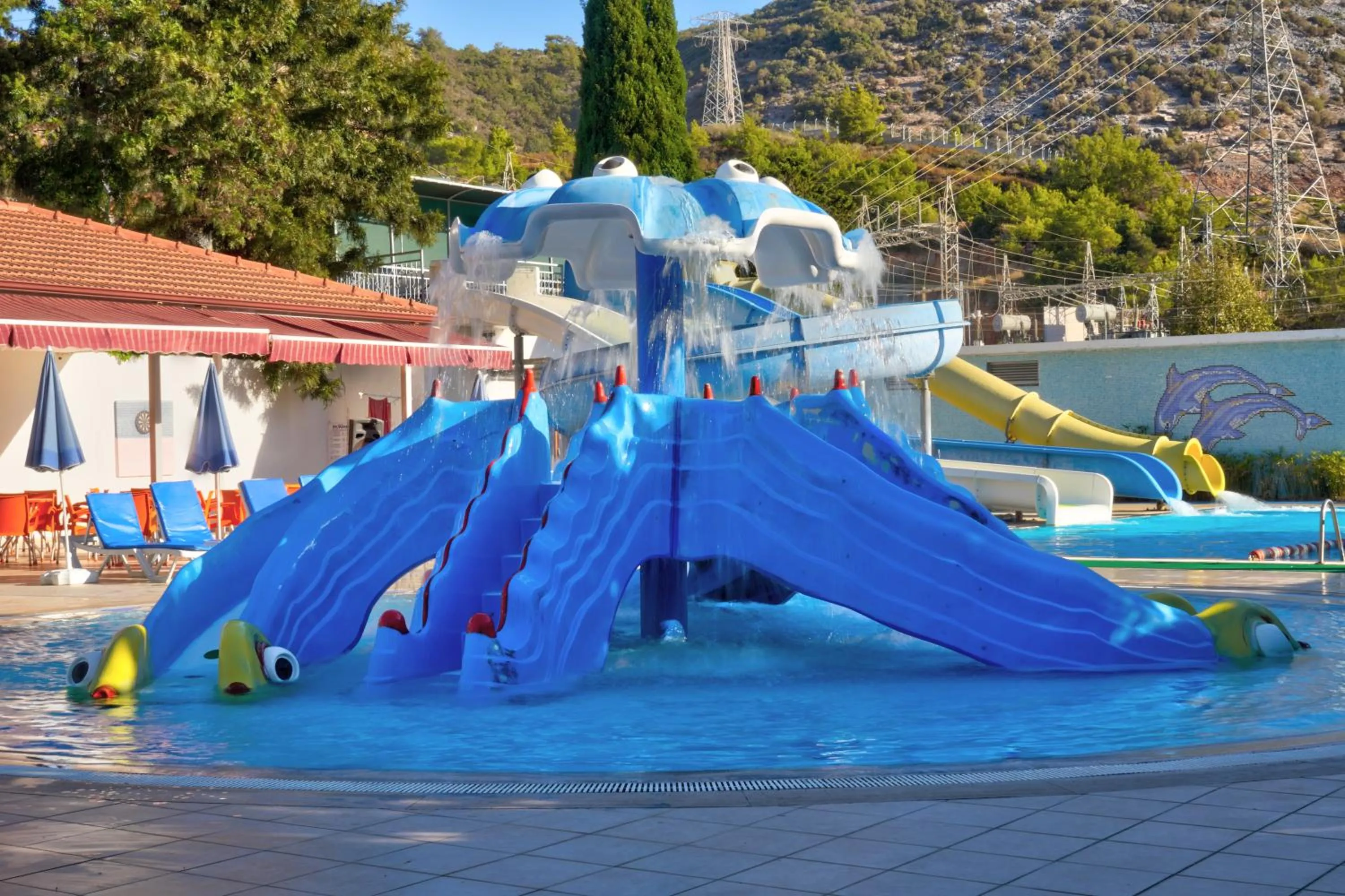 Children play ground in Blue Fish Hotel All Inclusive